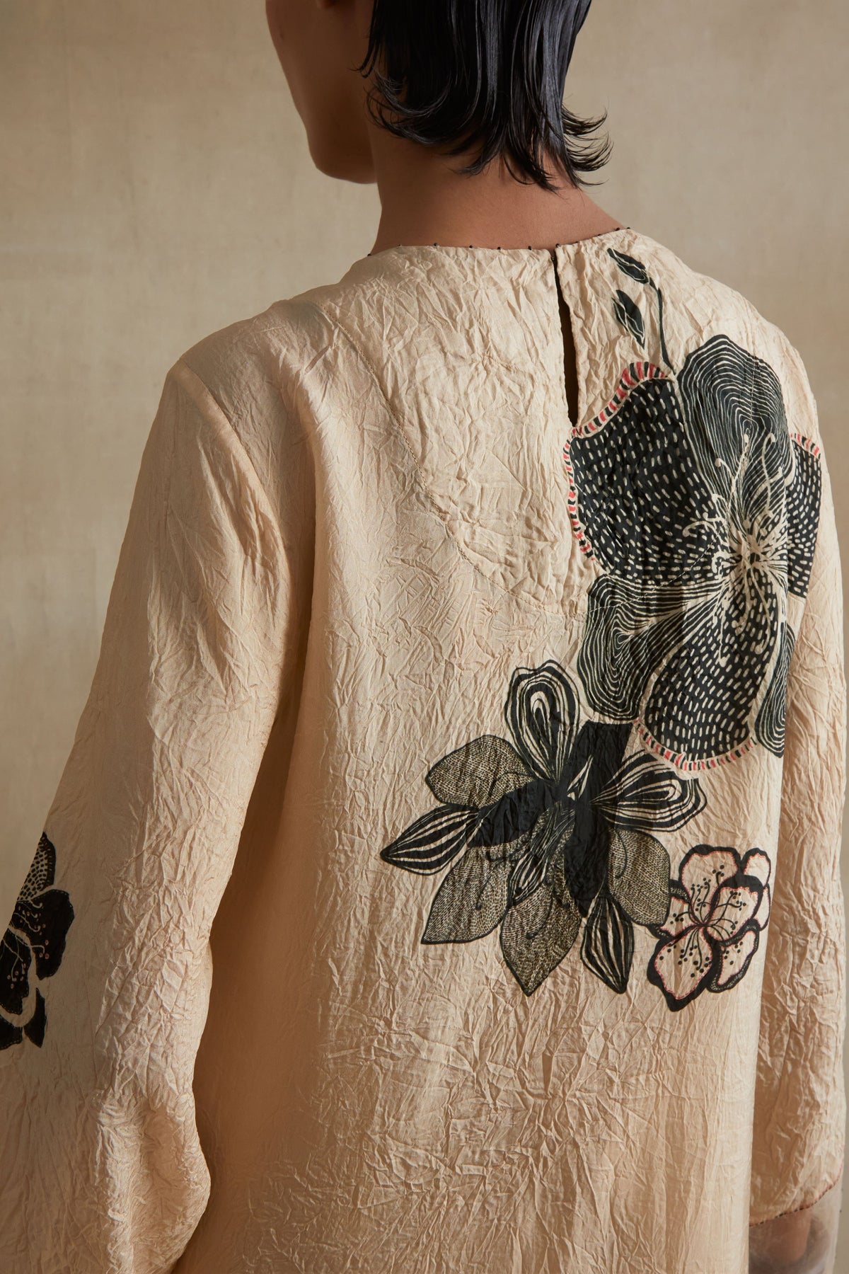 Clay Bold Floral Print Kurta Set