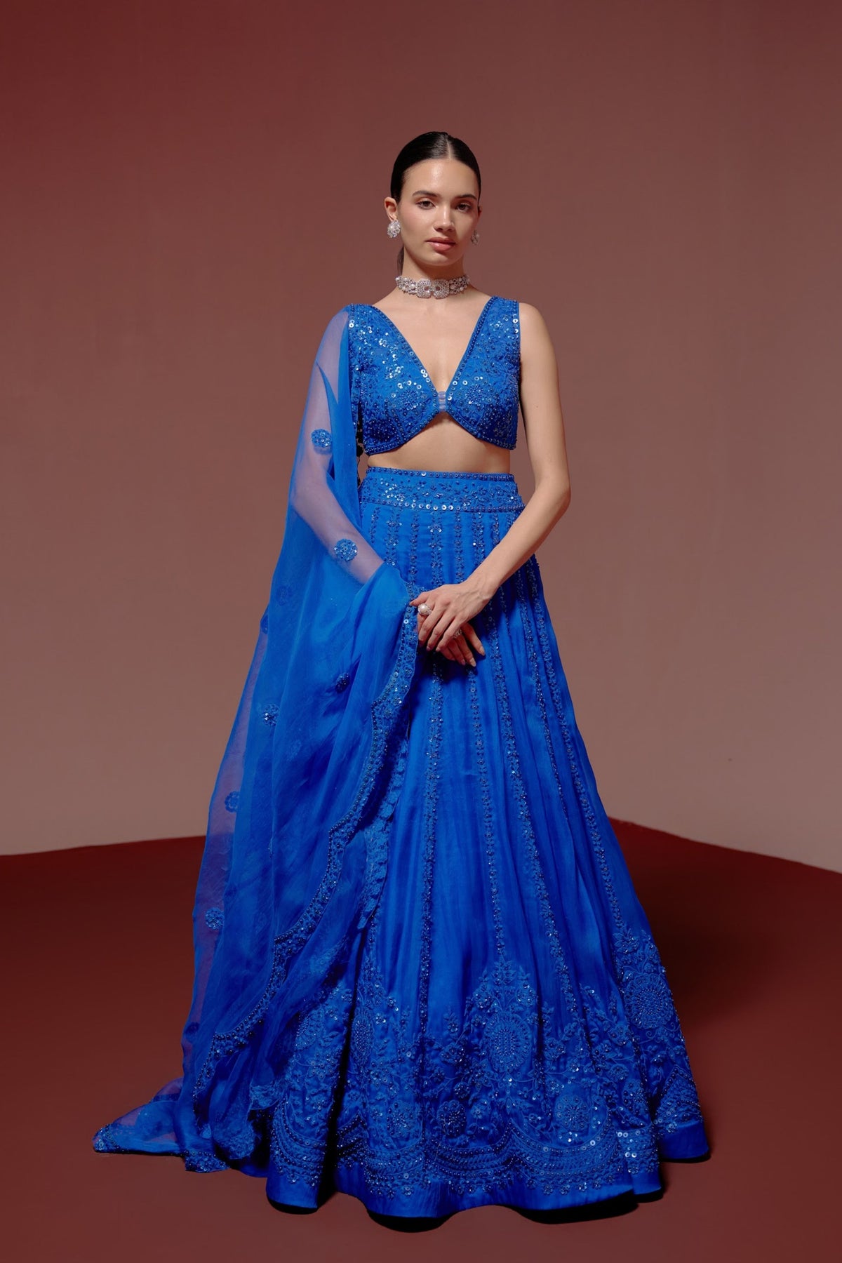 Blue Lehenga