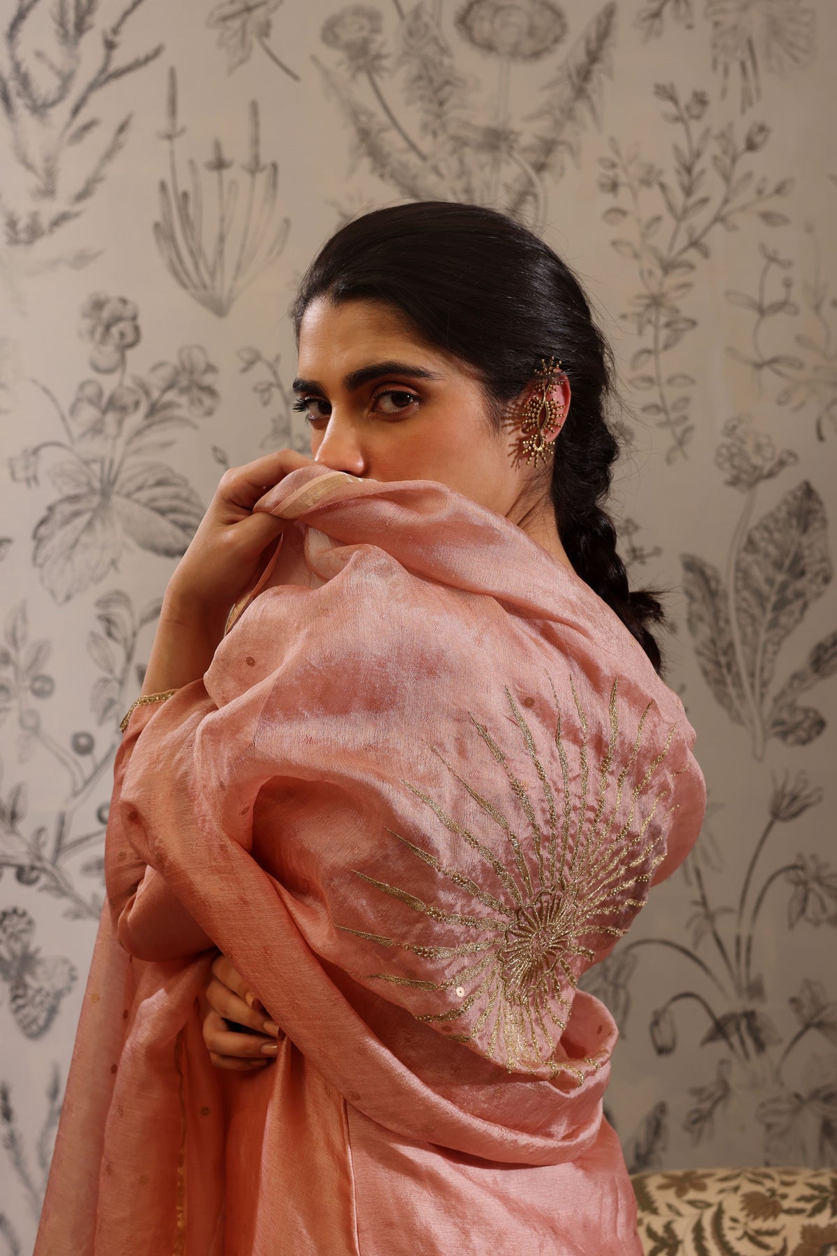 Udaya Old Rose Kurta Set