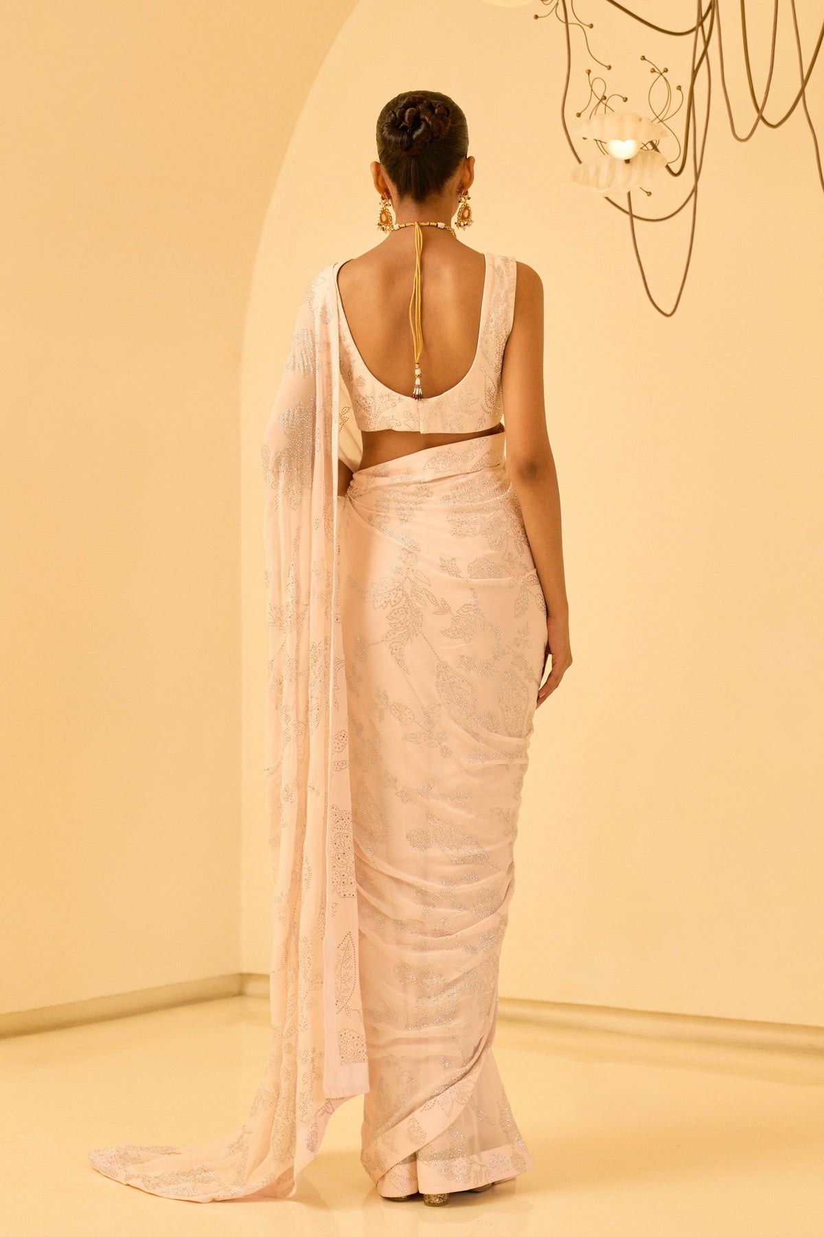 Shoraswiki Blush Saree Set