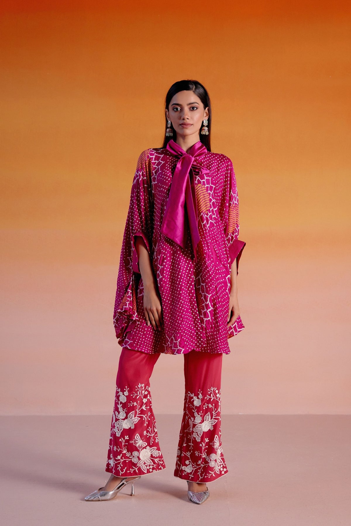 Parsi Gara Palazzos in Pink