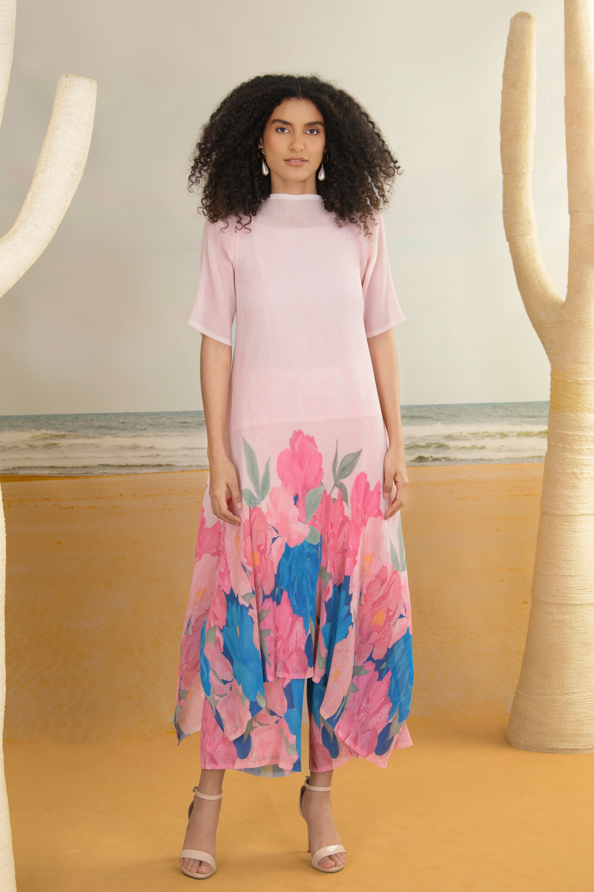 Baby Pink Kurta Set