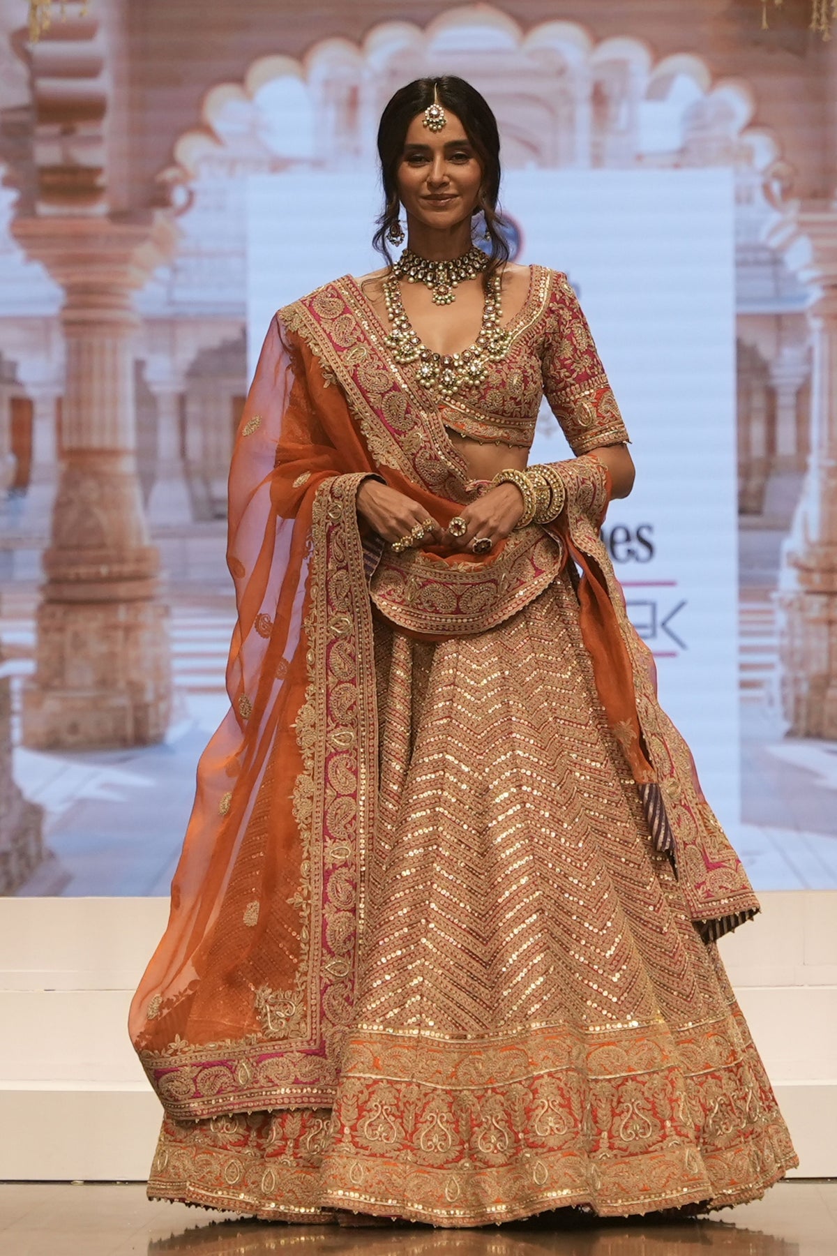 Hot Pink Lehenga Set