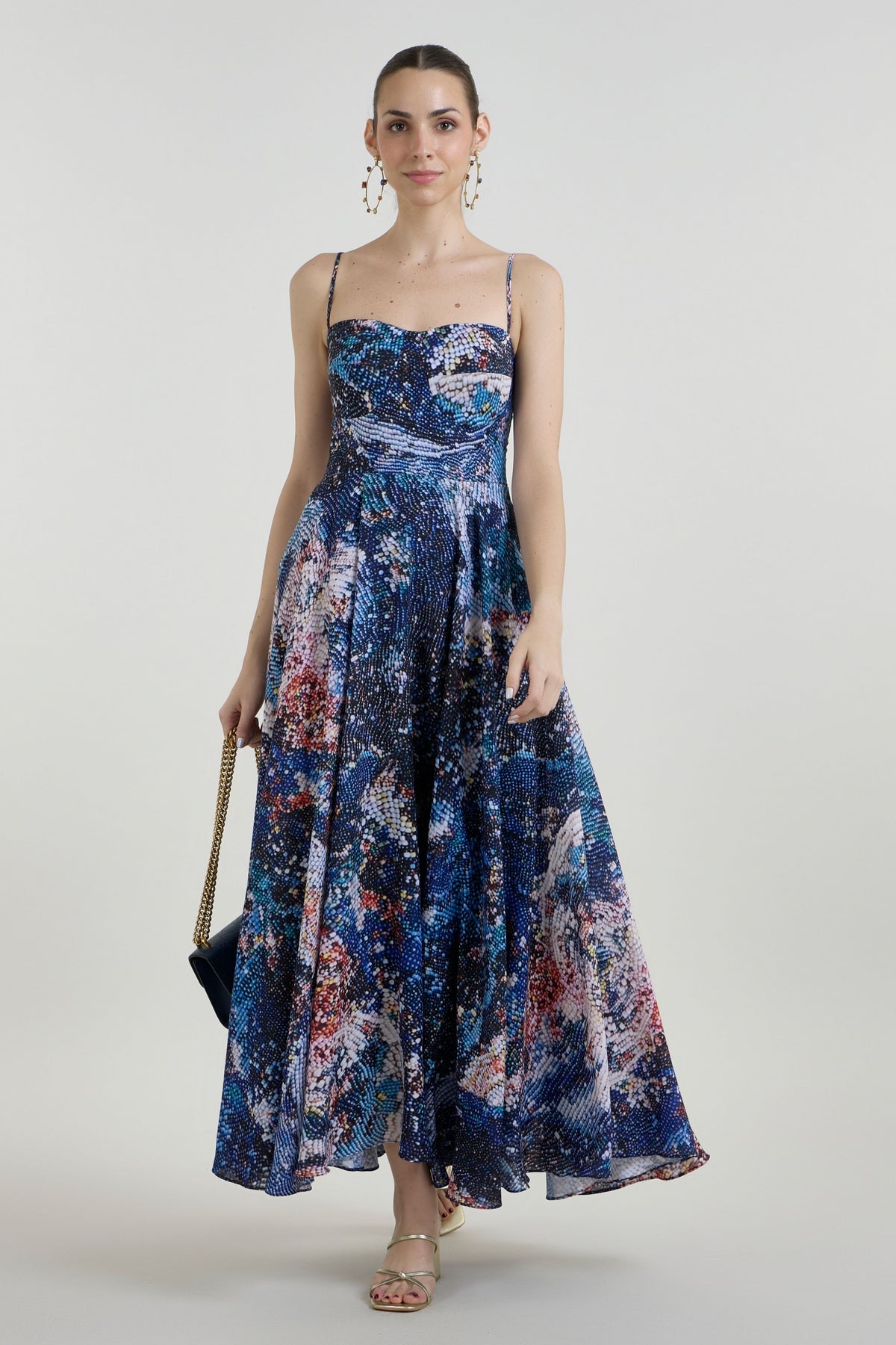 Mosaic Strappy Dress