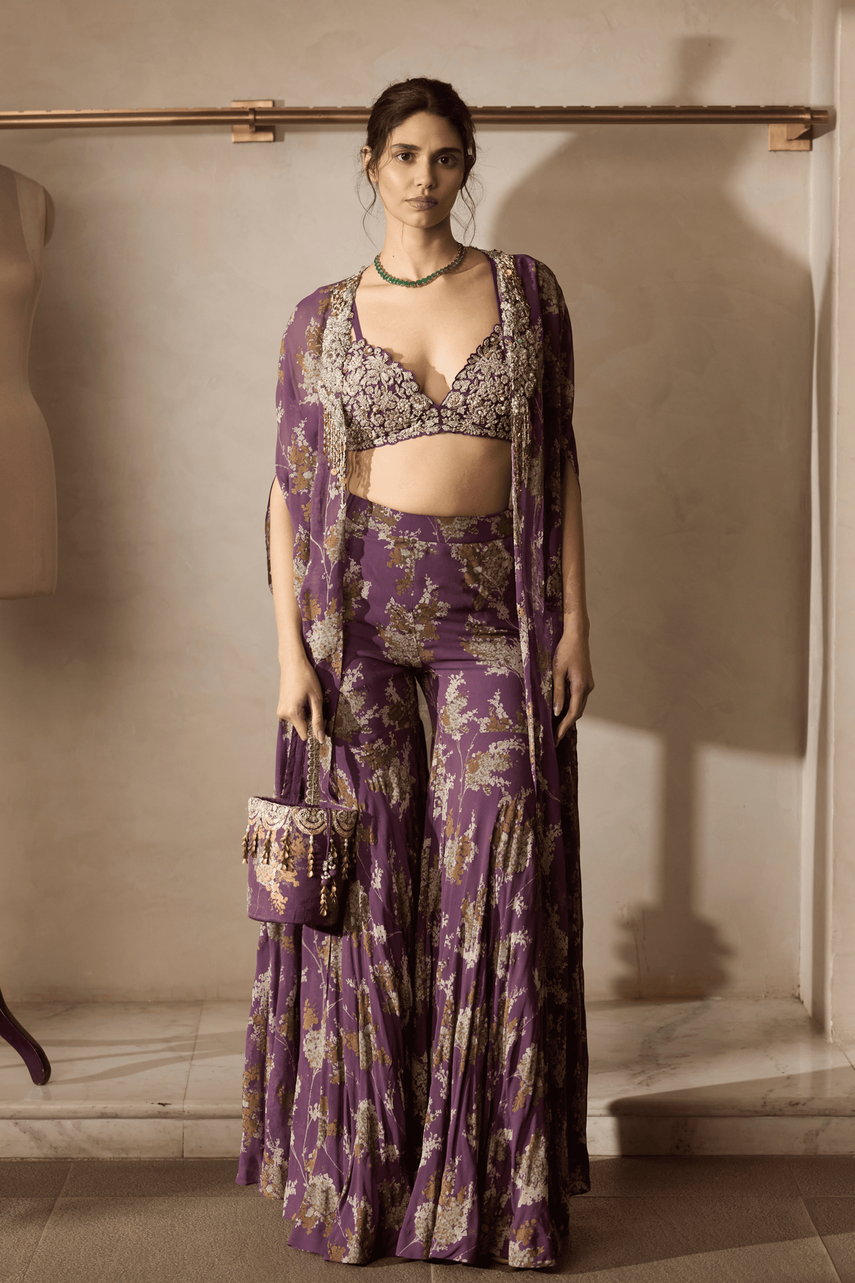 Maia Cape and Pants Set