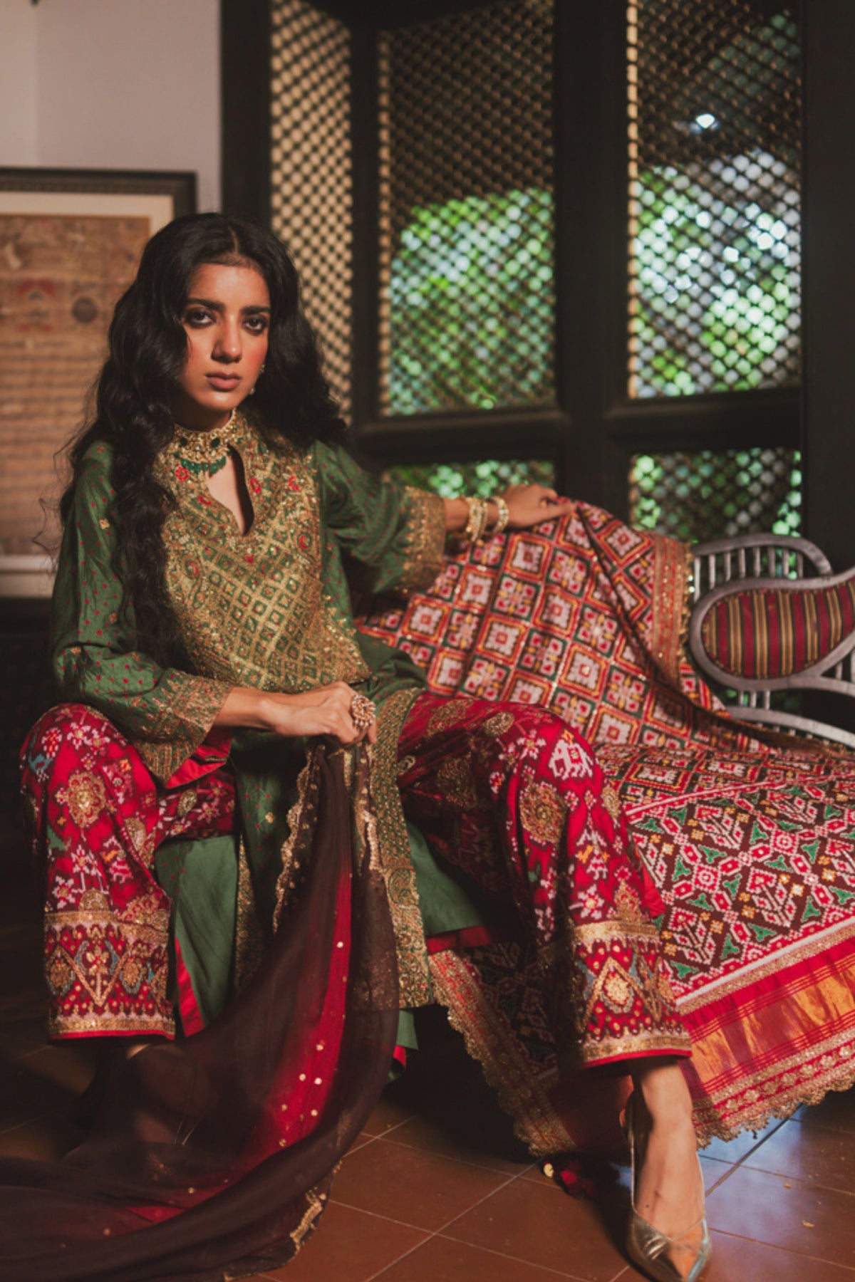 Bhavna Sage Green Kurta Set