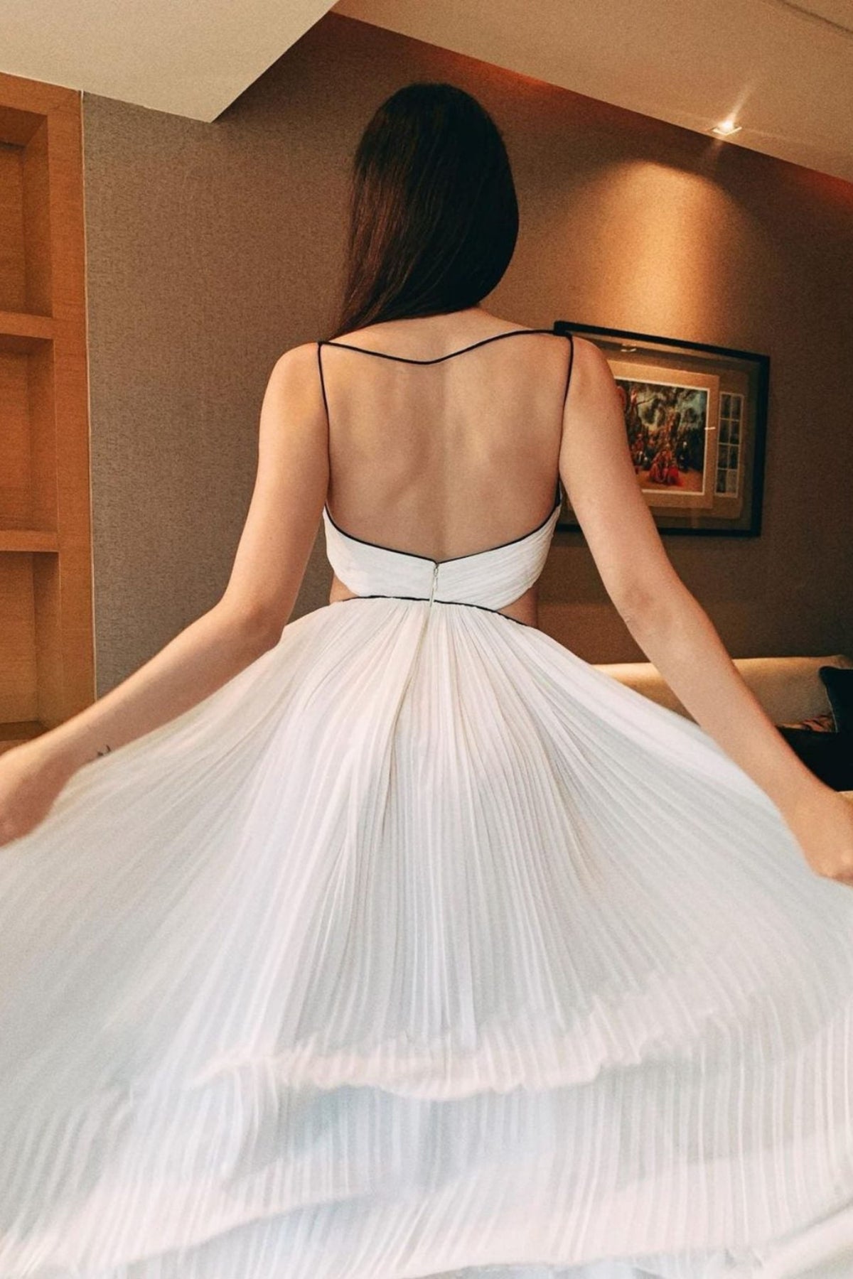 Crinkled Corset Dress