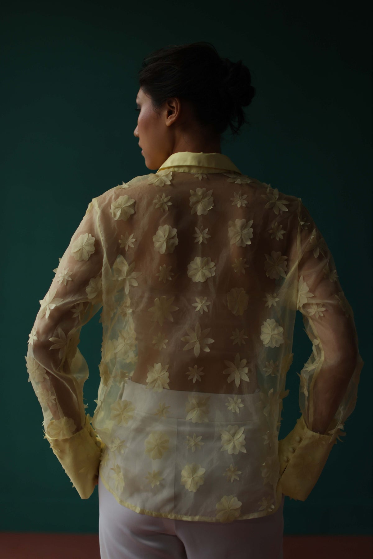 Lime Yellow Bloom Shirt