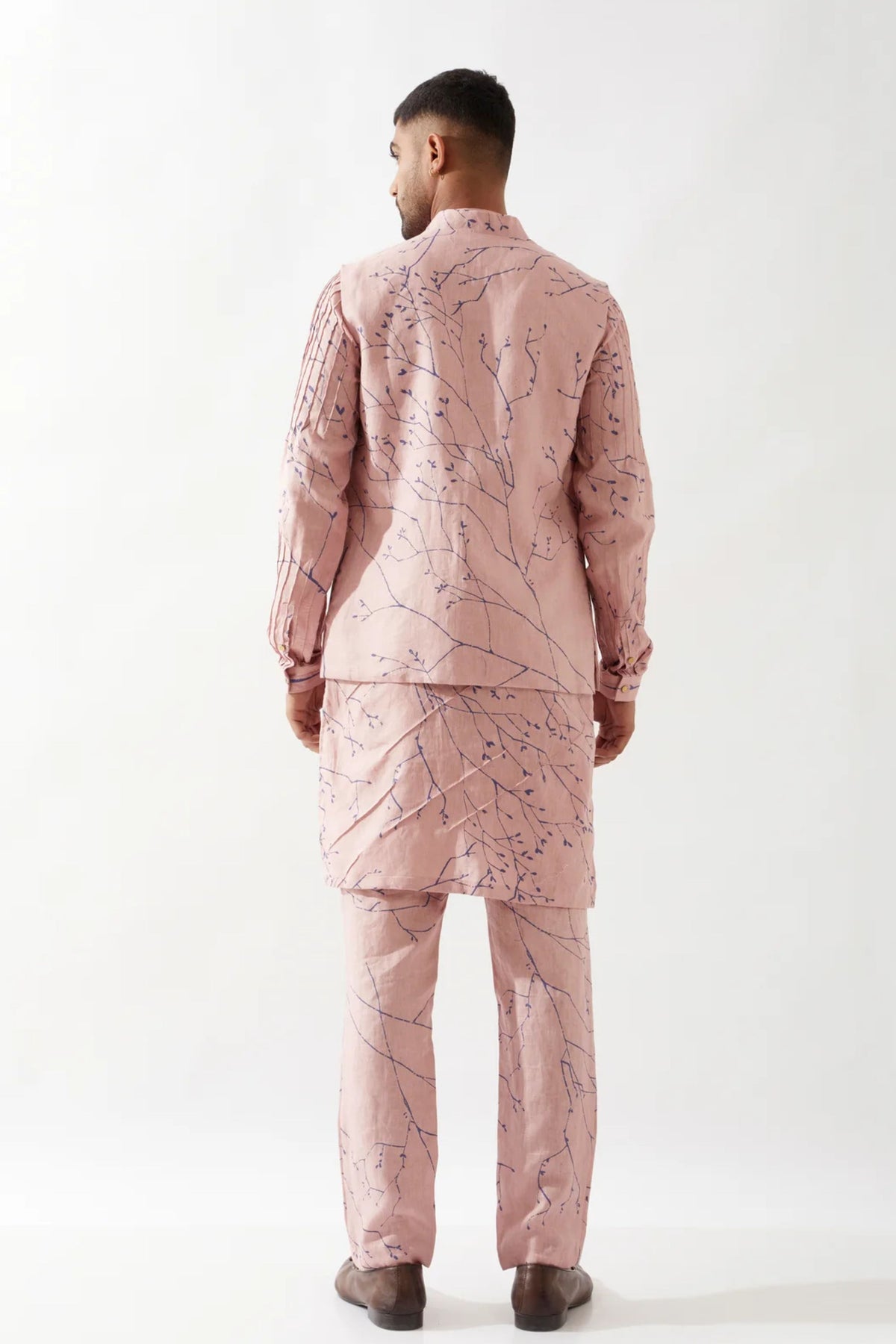 Madox Branch Pink Bandi Set