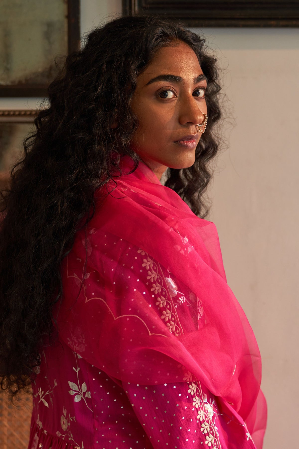 Gulabi Chameli Kurta Set