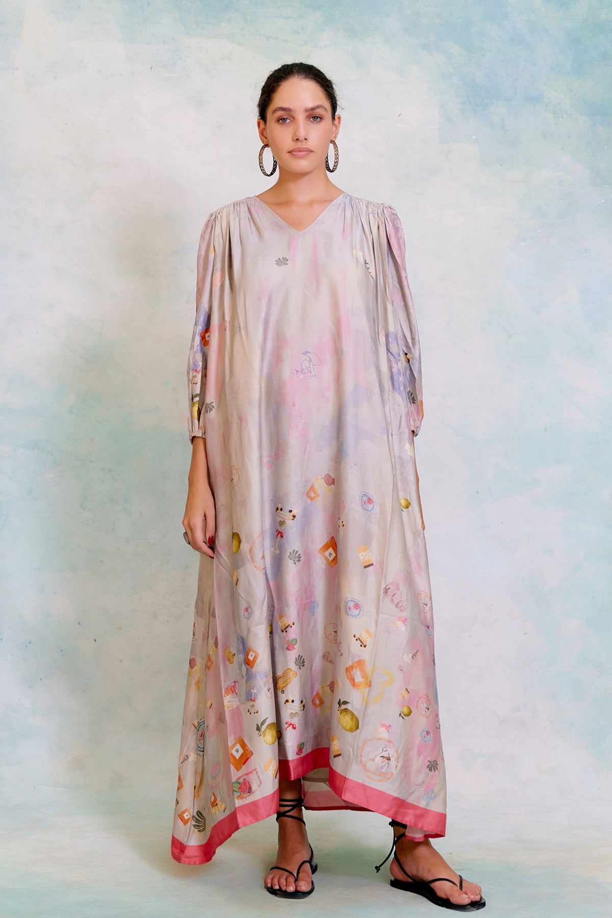 Aura Grey Texture Dress