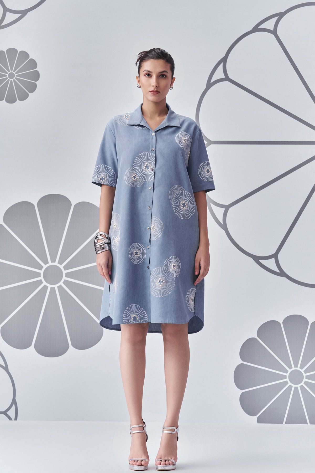 Light Blue Shirt Dress