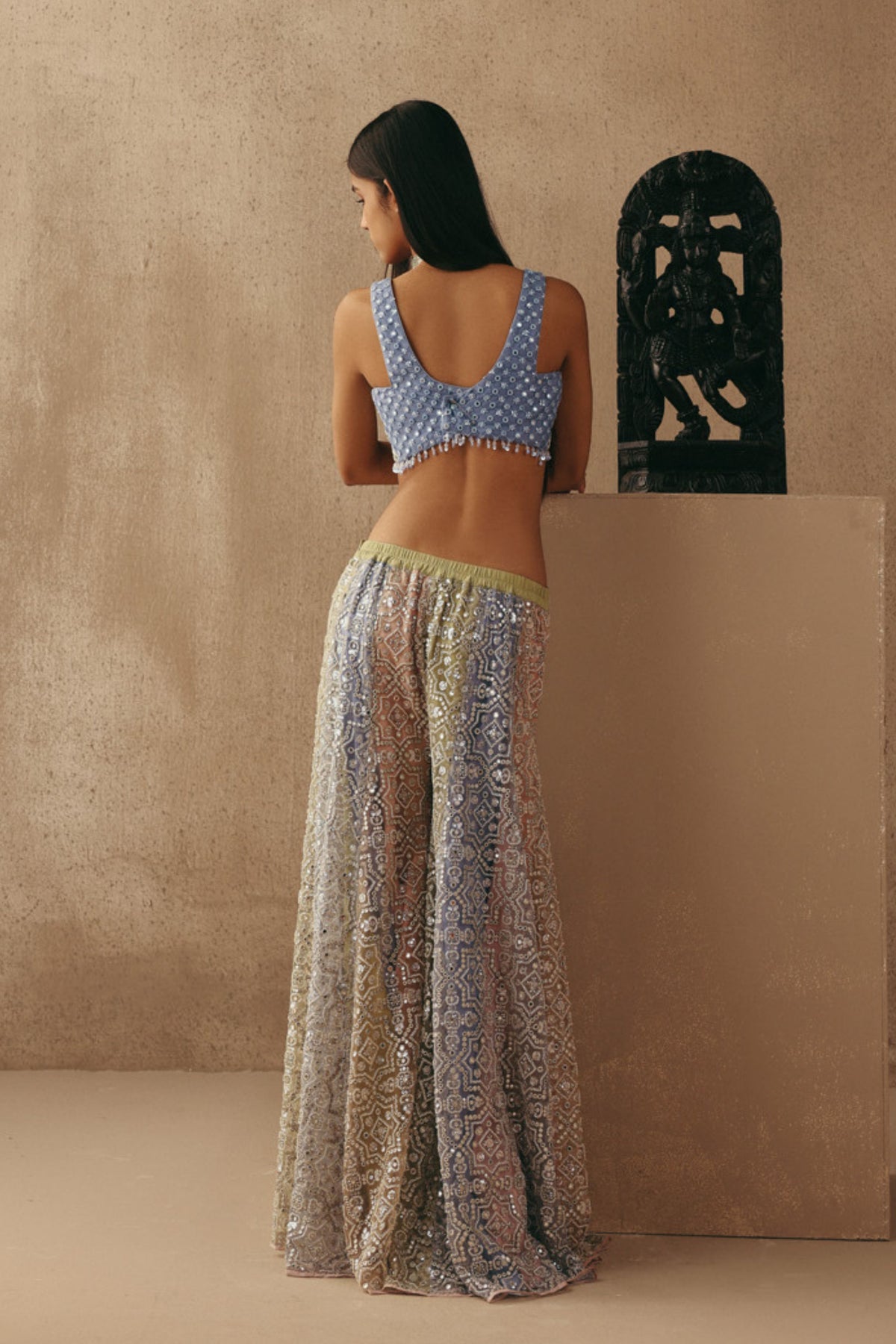 Mirrorwork Sharara Set