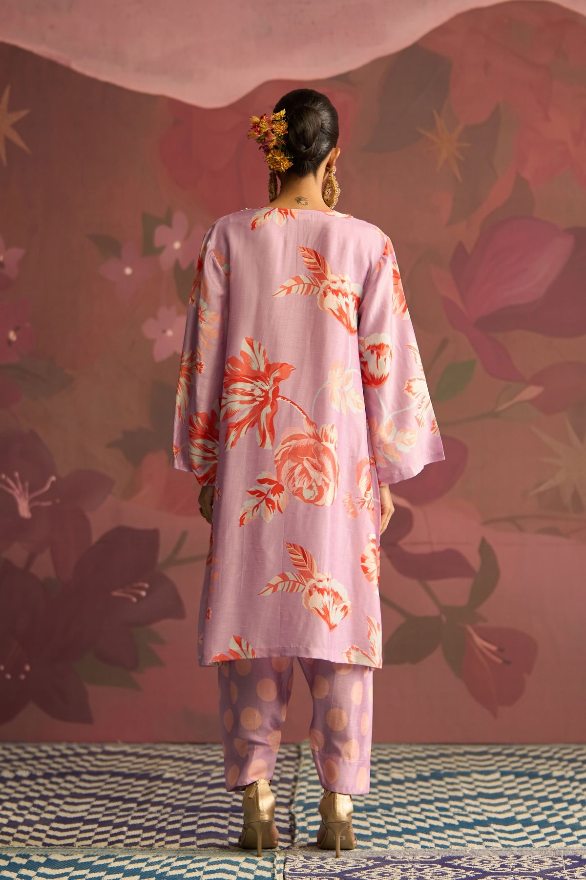 Lavender Gleam Kurta Set