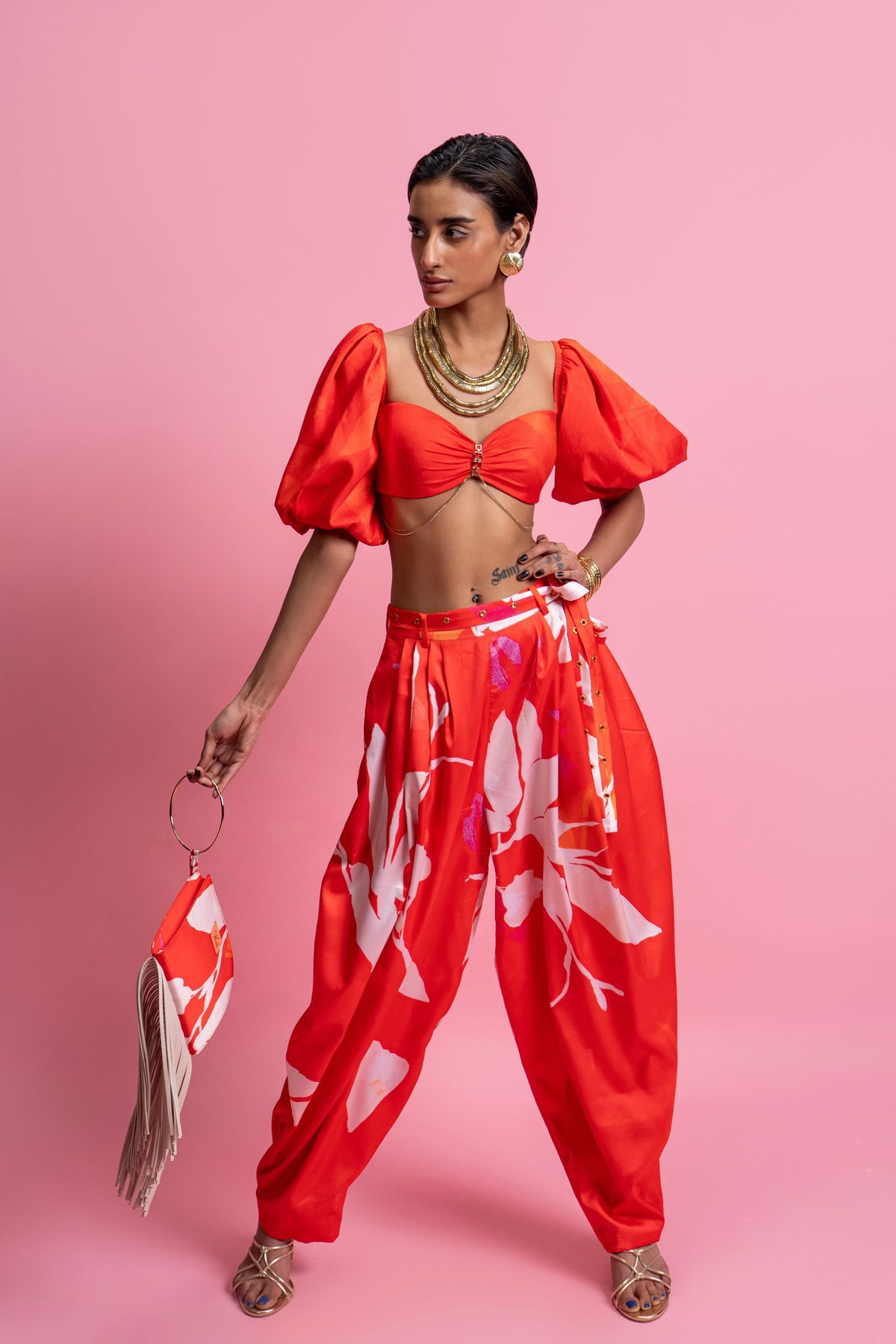 Coral Bloom Co-Ord Set