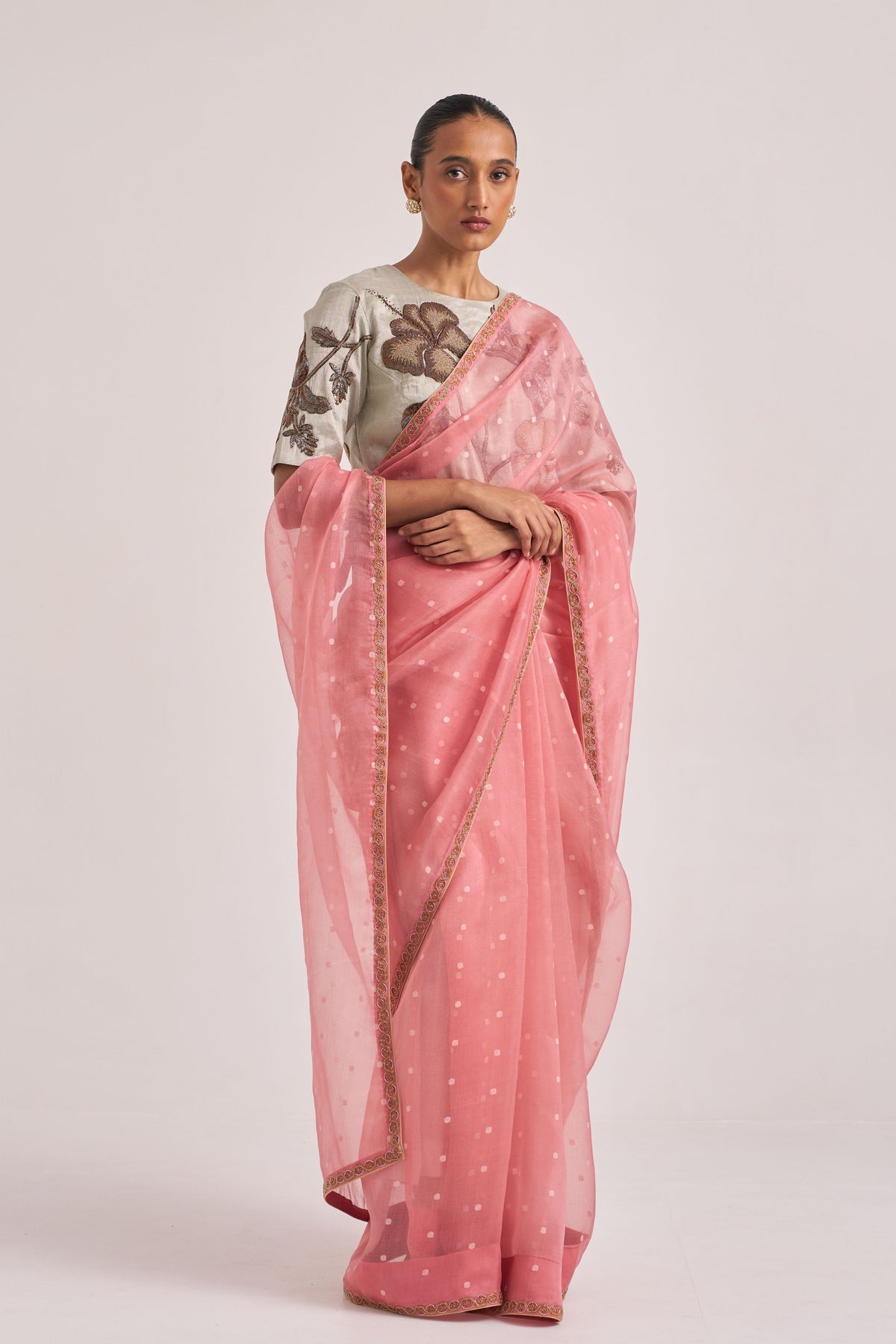 Gitali Pink Saree