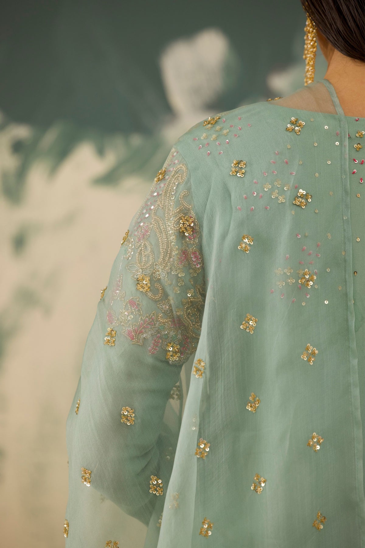Sea Green Pastel Kurta Set