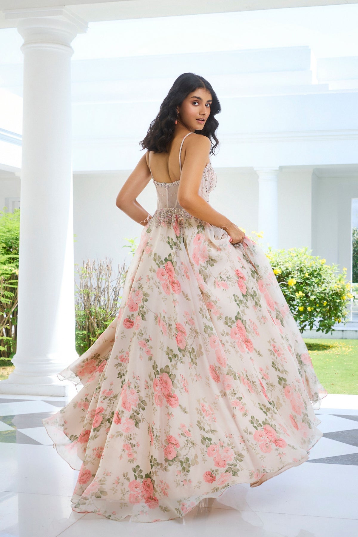 Chloe Printed Gown