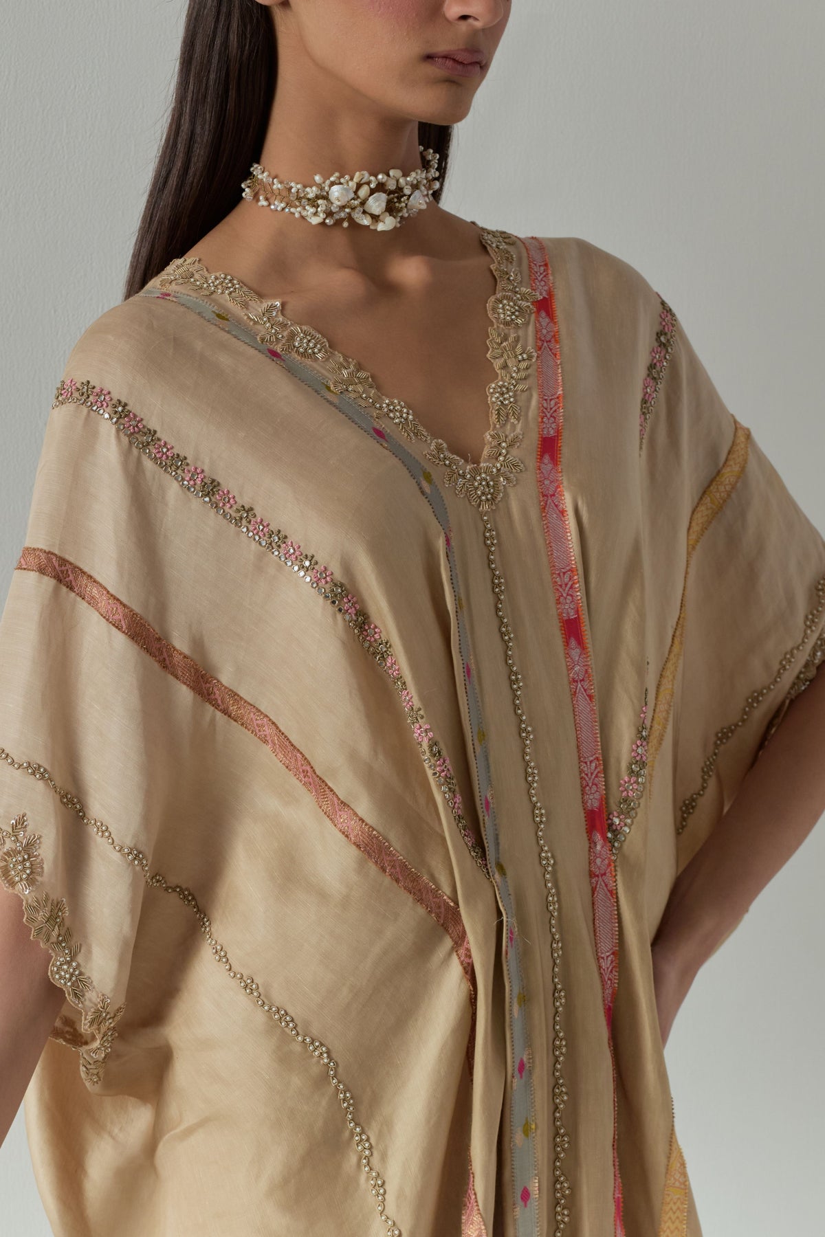 Beige Kaftan