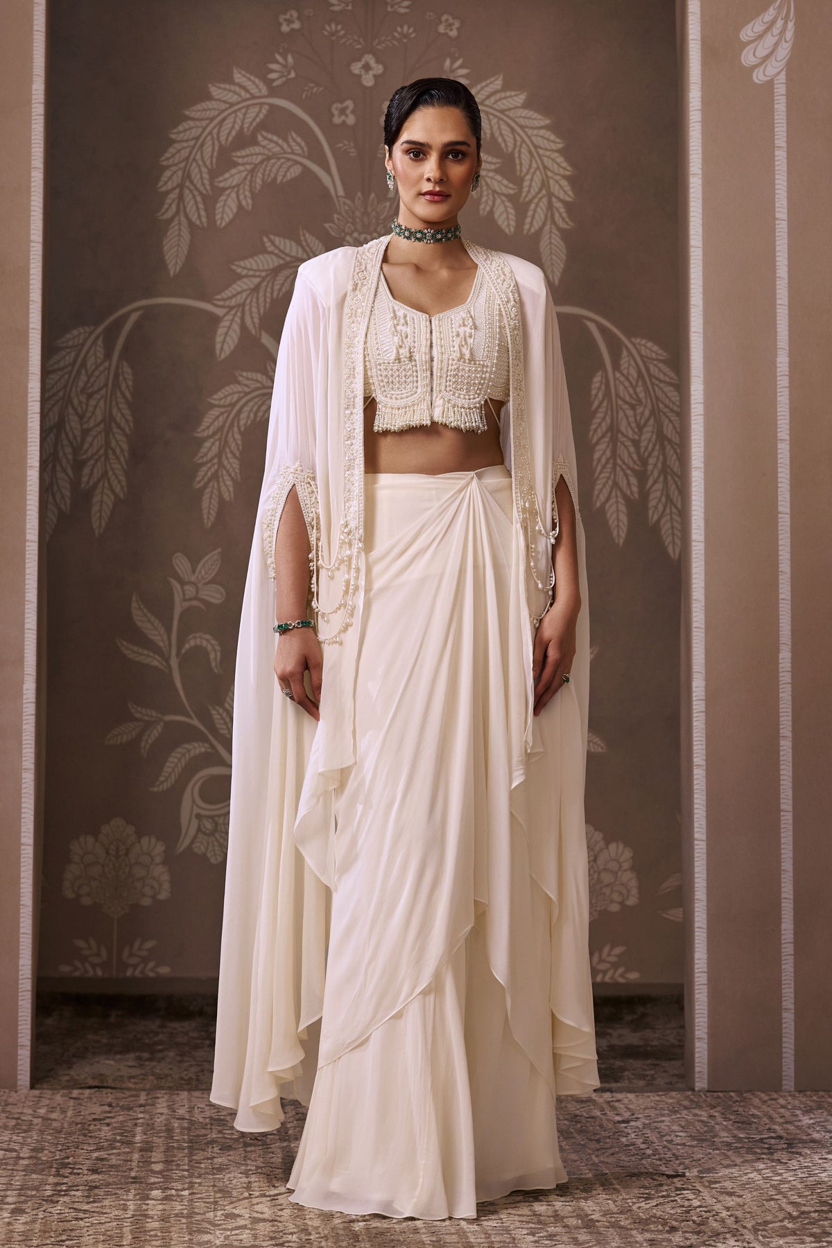 Realm Cape Skirt Set