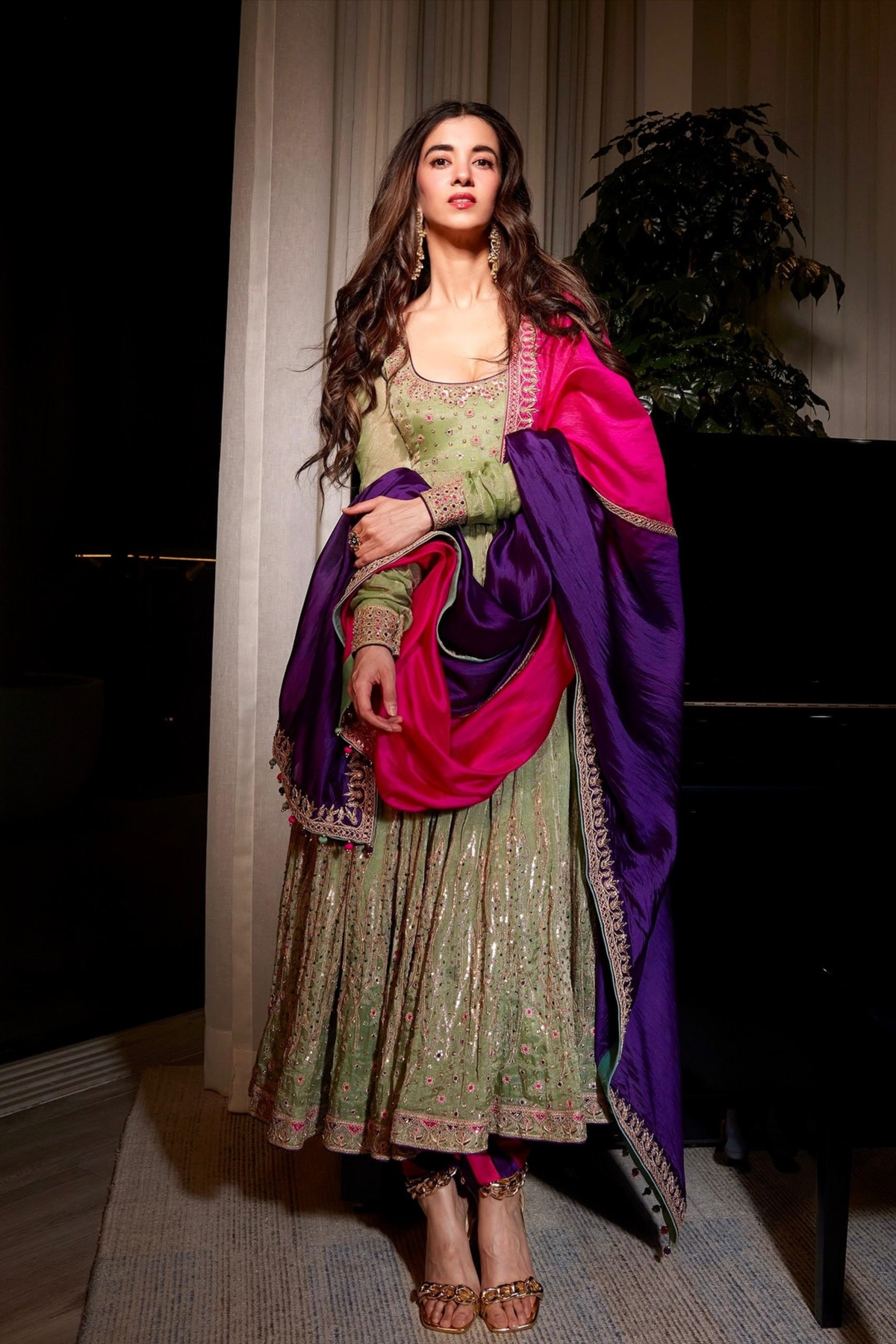 Saba Azad in Punit Balana