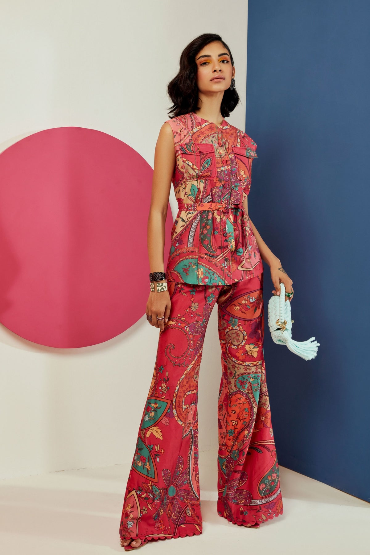 Fuchsia Pant Set