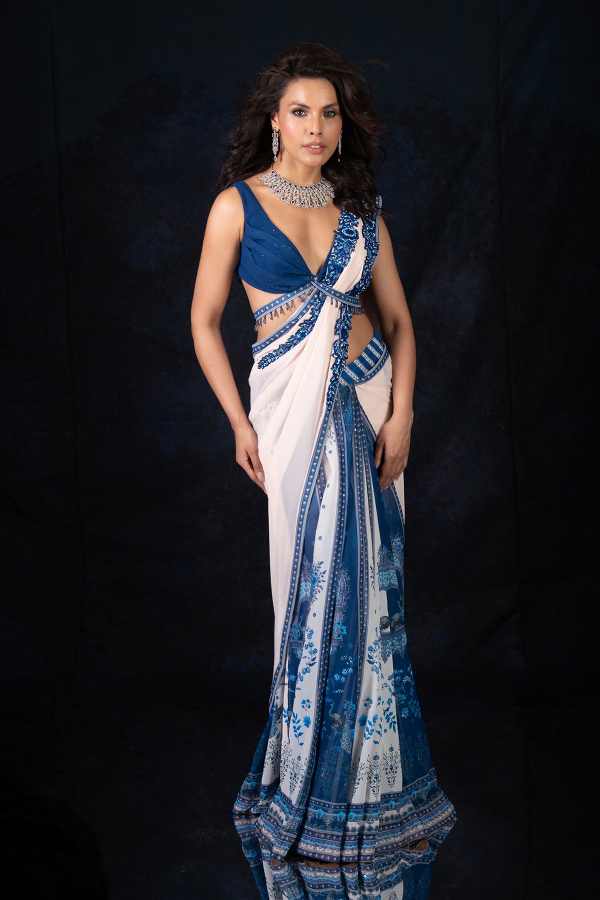 Neel Mahal Ivory Sari