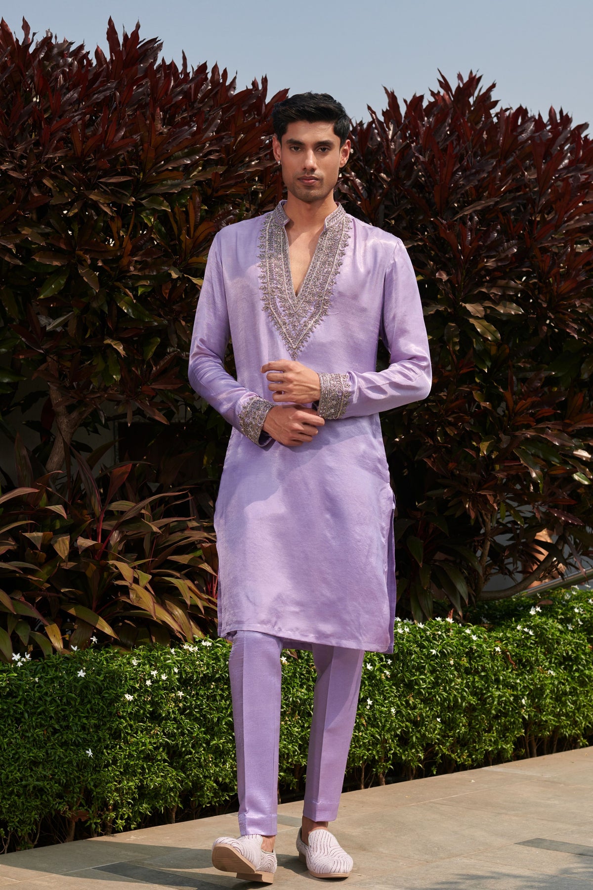 Lilac Breeze Mens Kurta Set