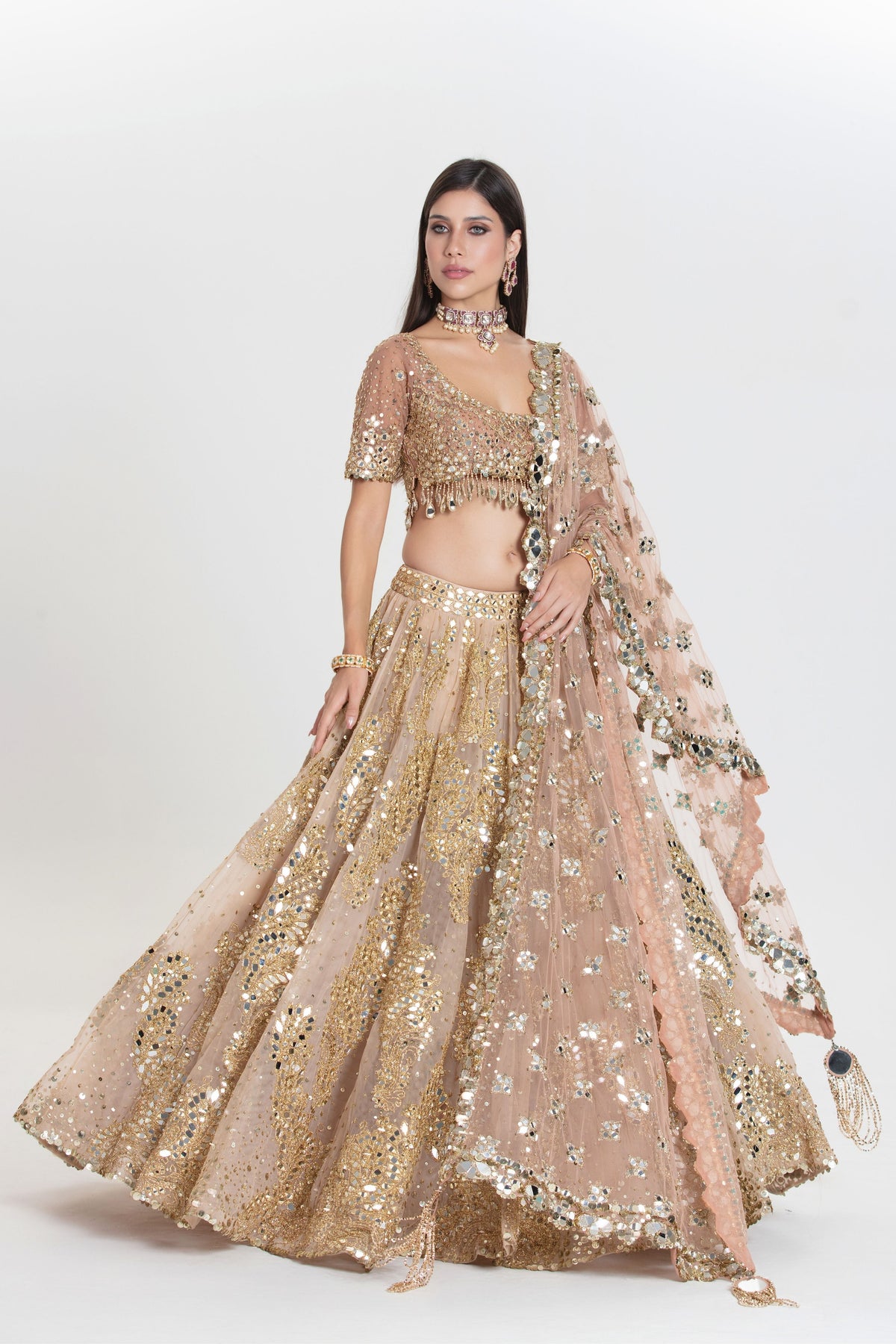 Chamak Lehenga Set