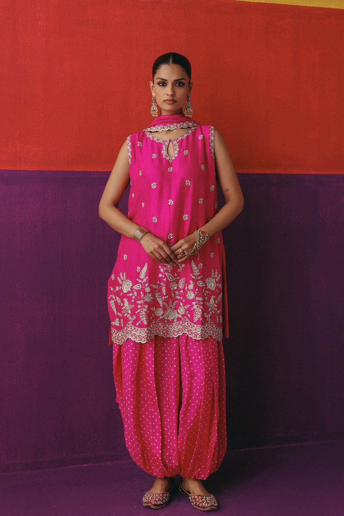 Rani Gulab Tunic Set