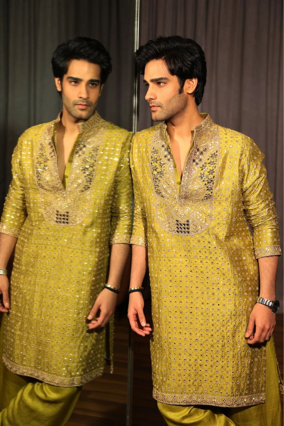 Aaman Devgan in Punit Balana Menswear