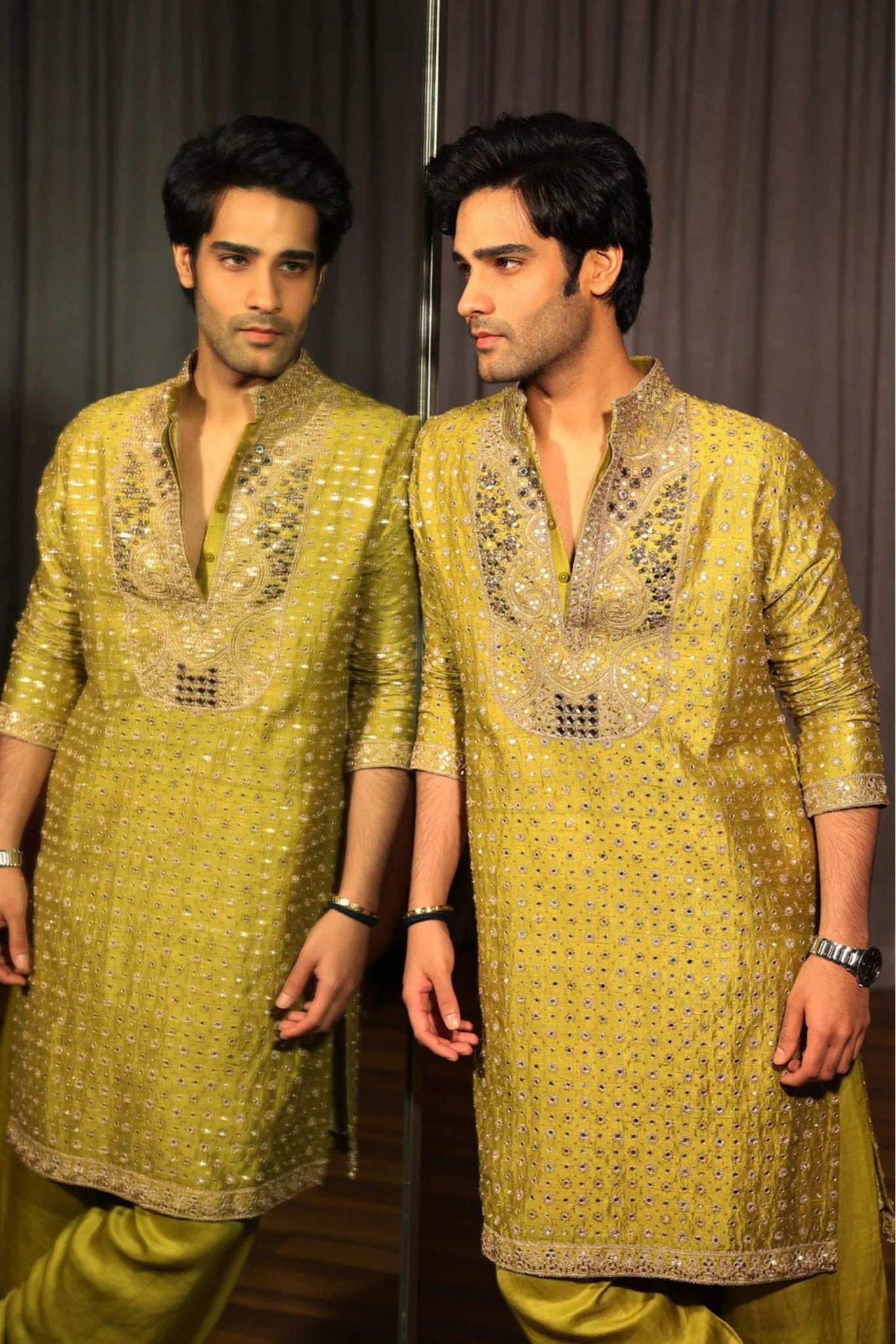 Aaman Devgan in Punit Balana Menswear - Punit Balana Menswear - Elahe