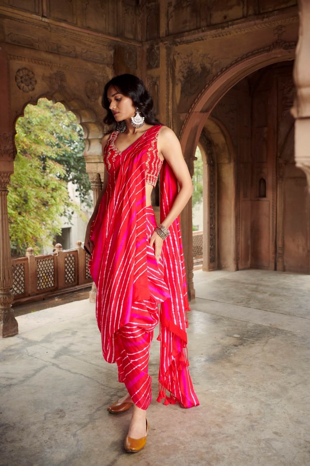 Sarang Leheriya Draped saree