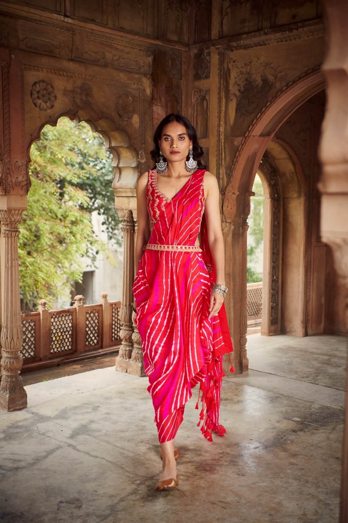 Sarang Leheriya Draped saree