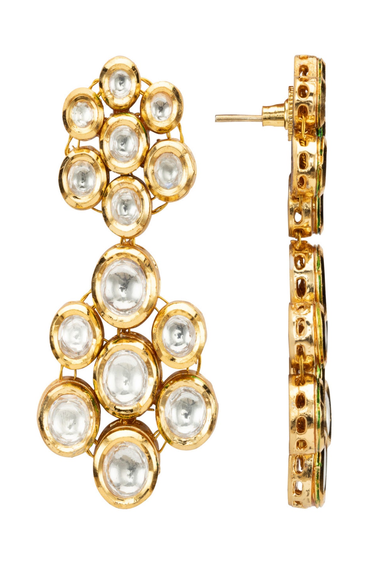 Multi-layered Kundan Polki Necklace Set