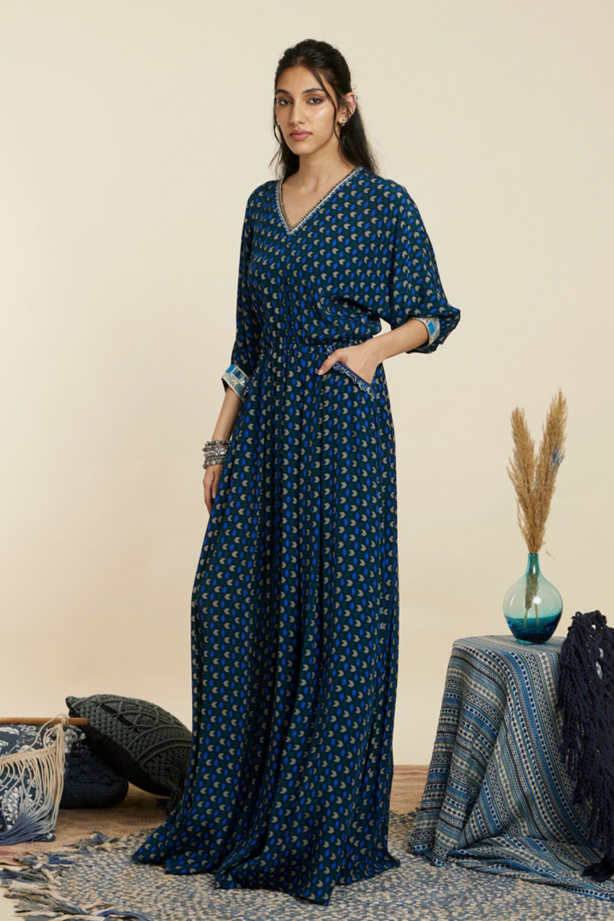 Emberald Geo Print Jumpsuit