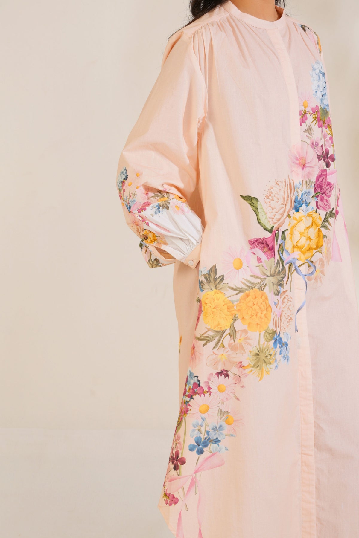 Peach Kurta Set
