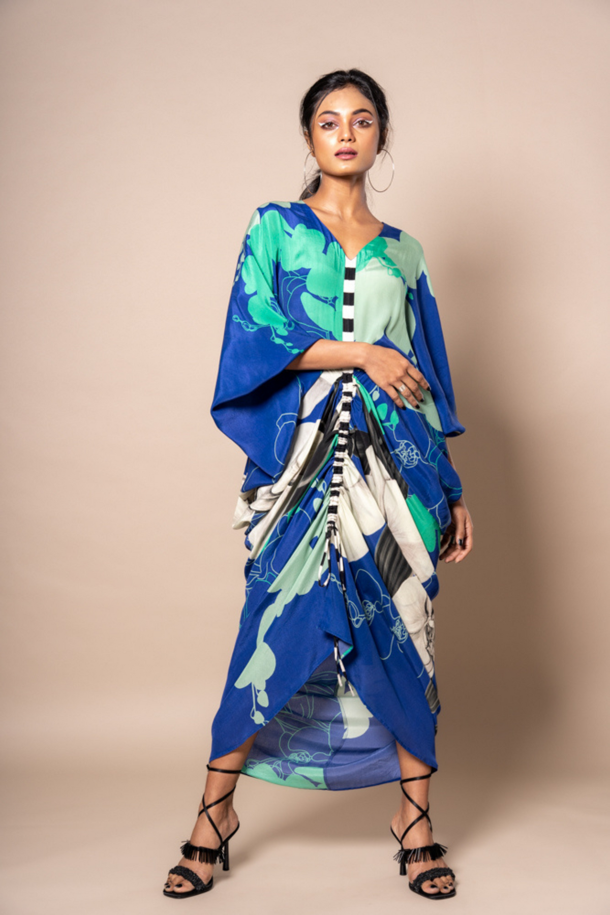 Cobalt Print Kite Dress