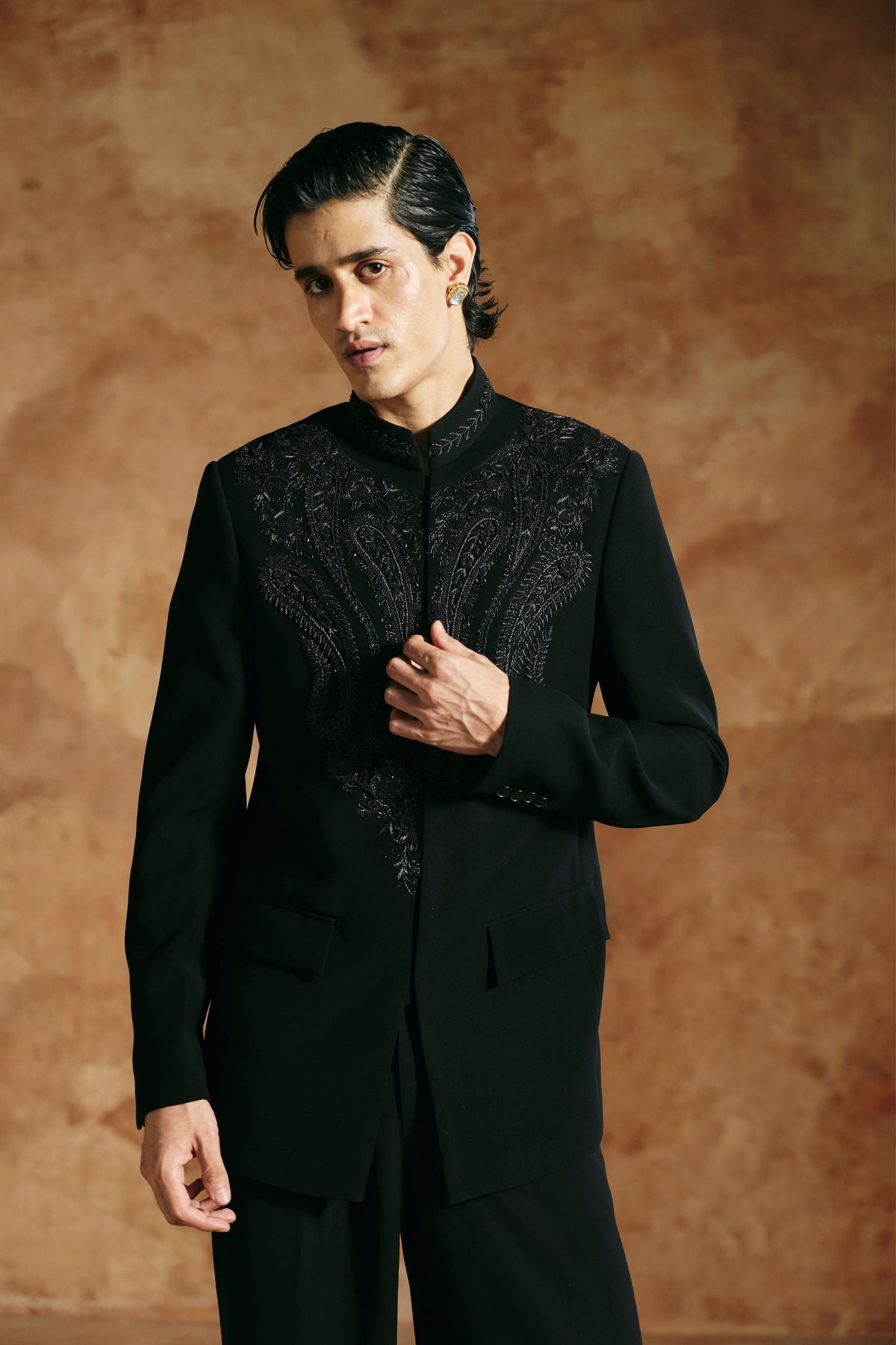 Dabka Sindh Embellished Jacket Set