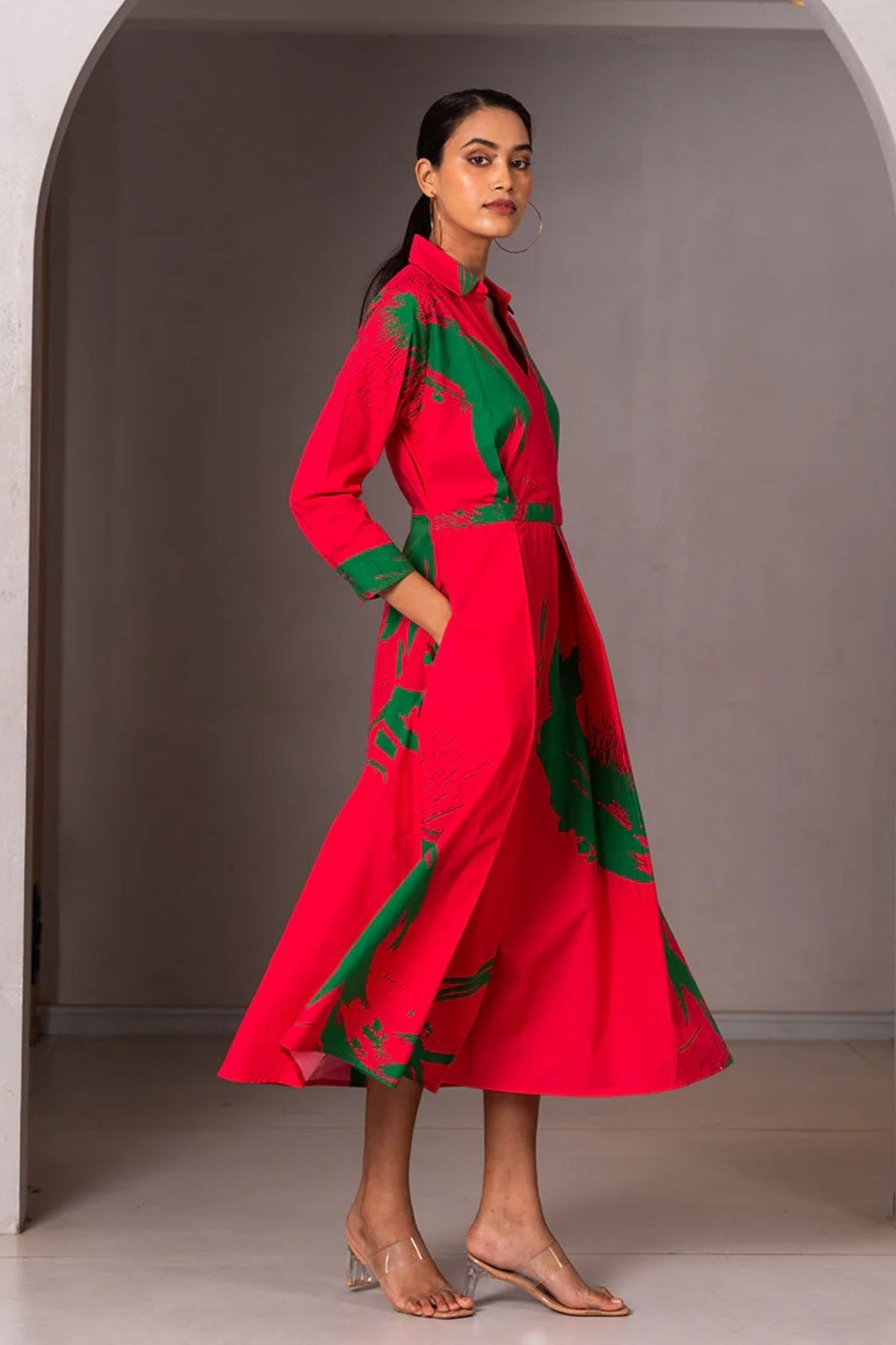 Sculpt Dark Pink Dress