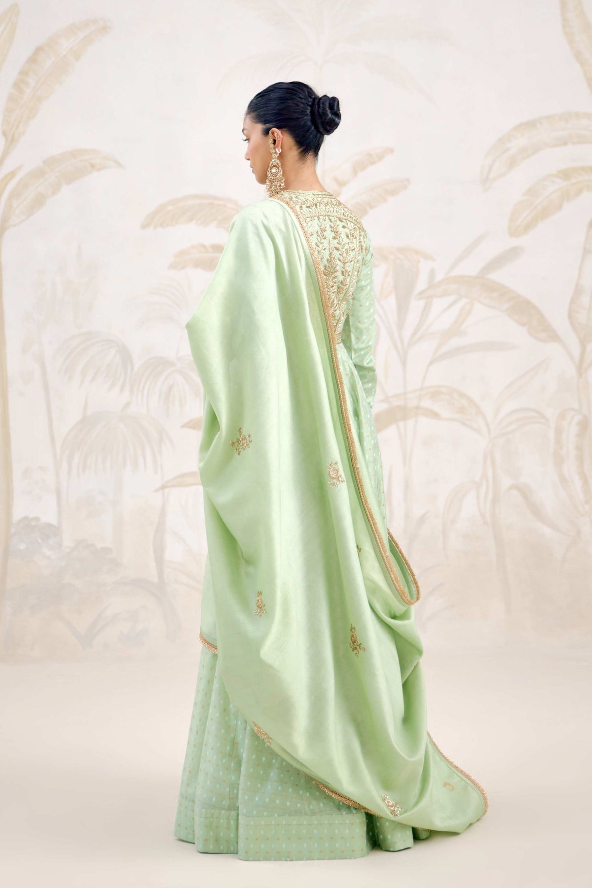 Sea Green Anarkali Set