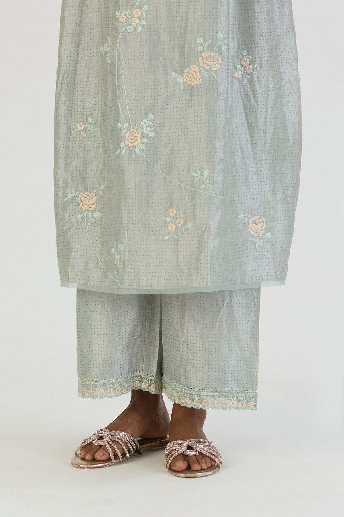 Blue Janvi Kurta and Pant