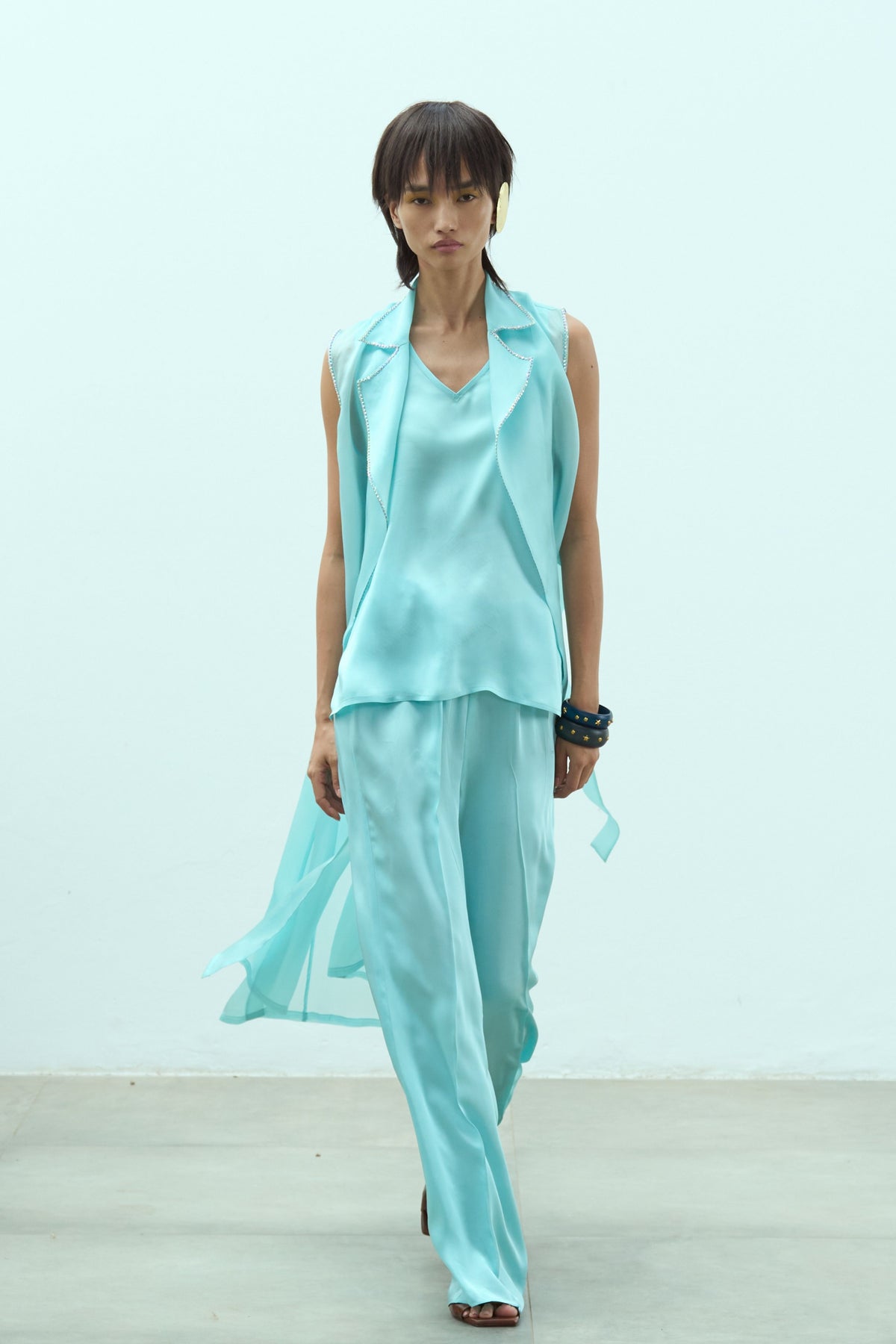 Aqua Zinnia Set
