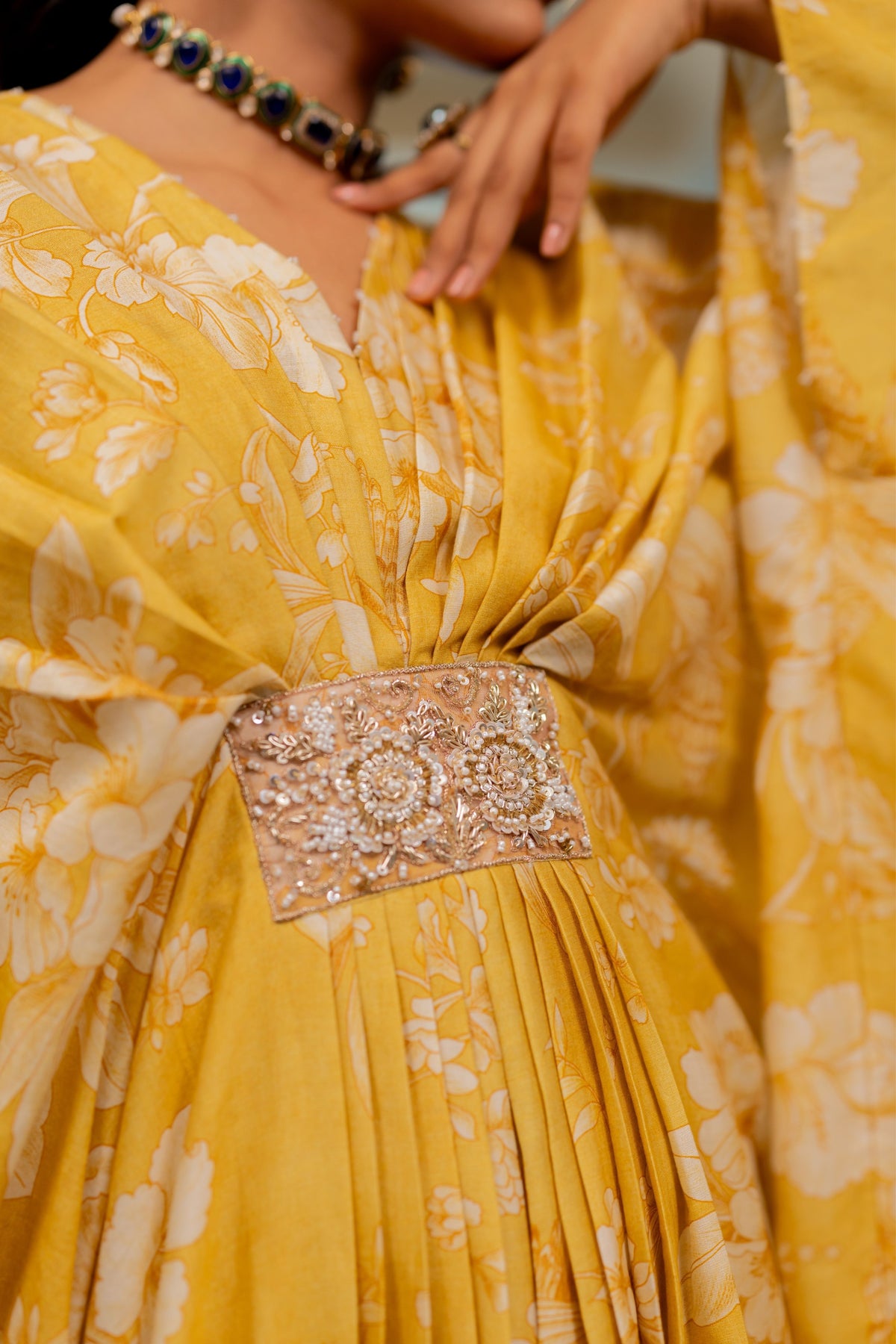 Hazel Yellow Kaftan