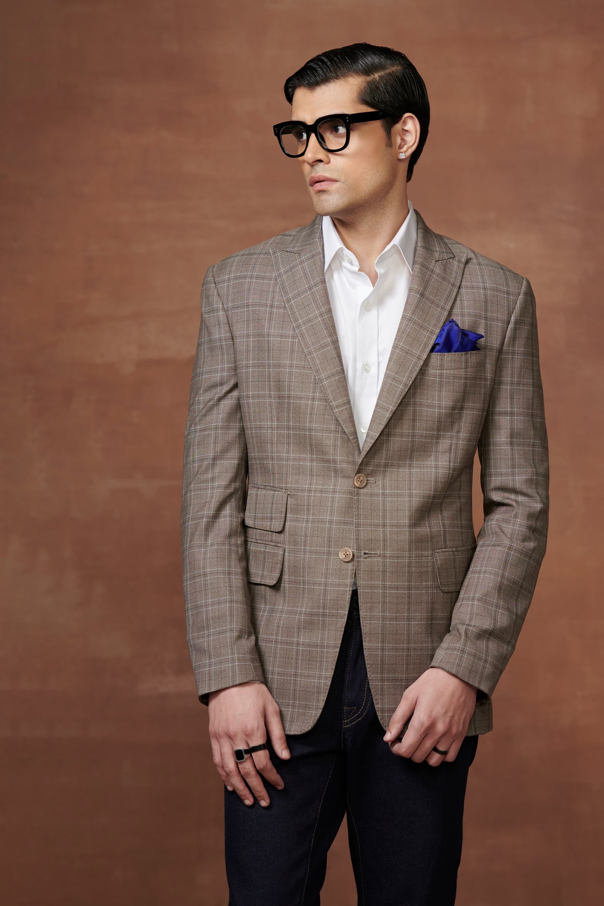 Classic Voyage Brown Check Jacket
