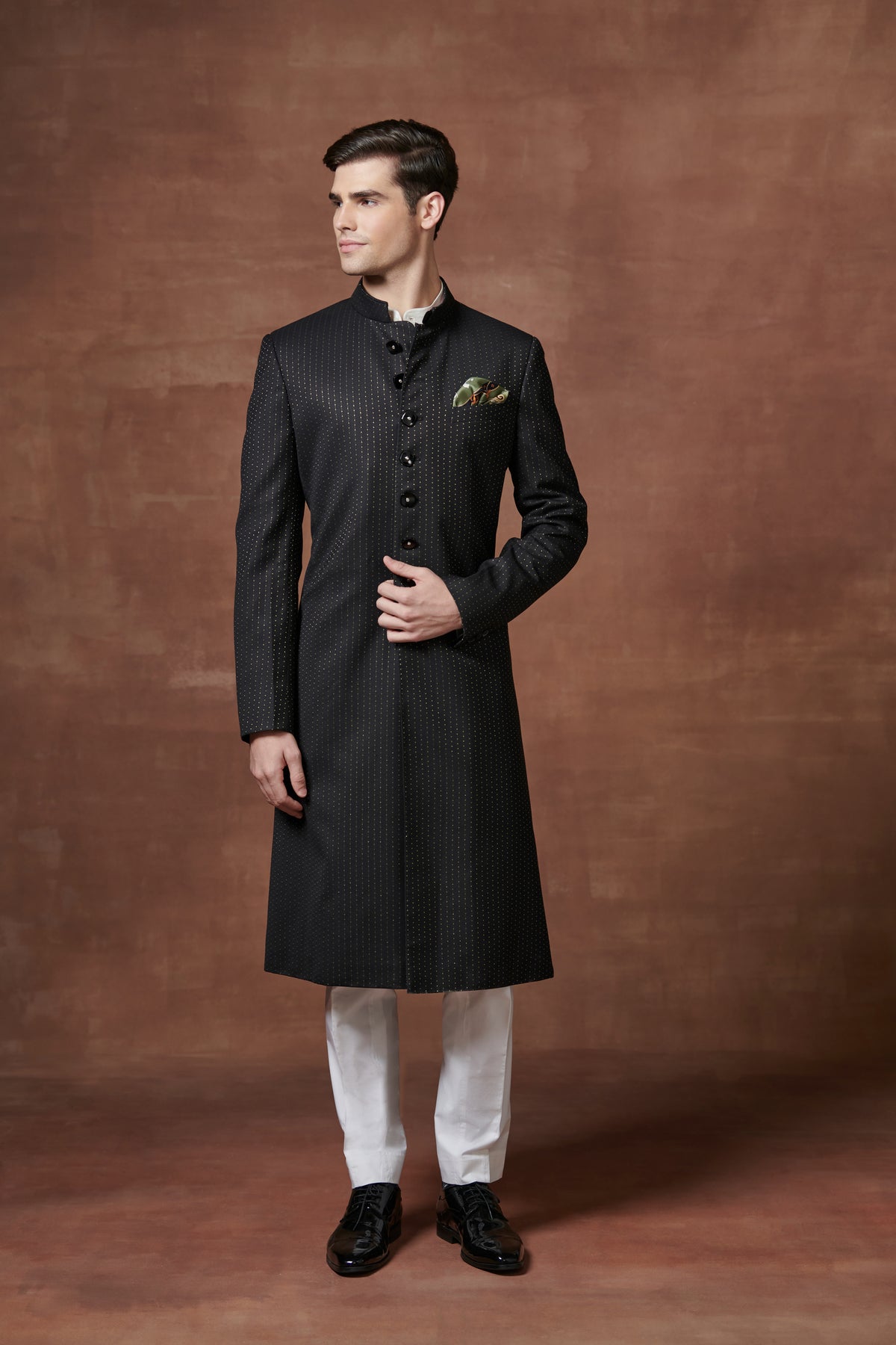 Regal Night Bespoke Achkan