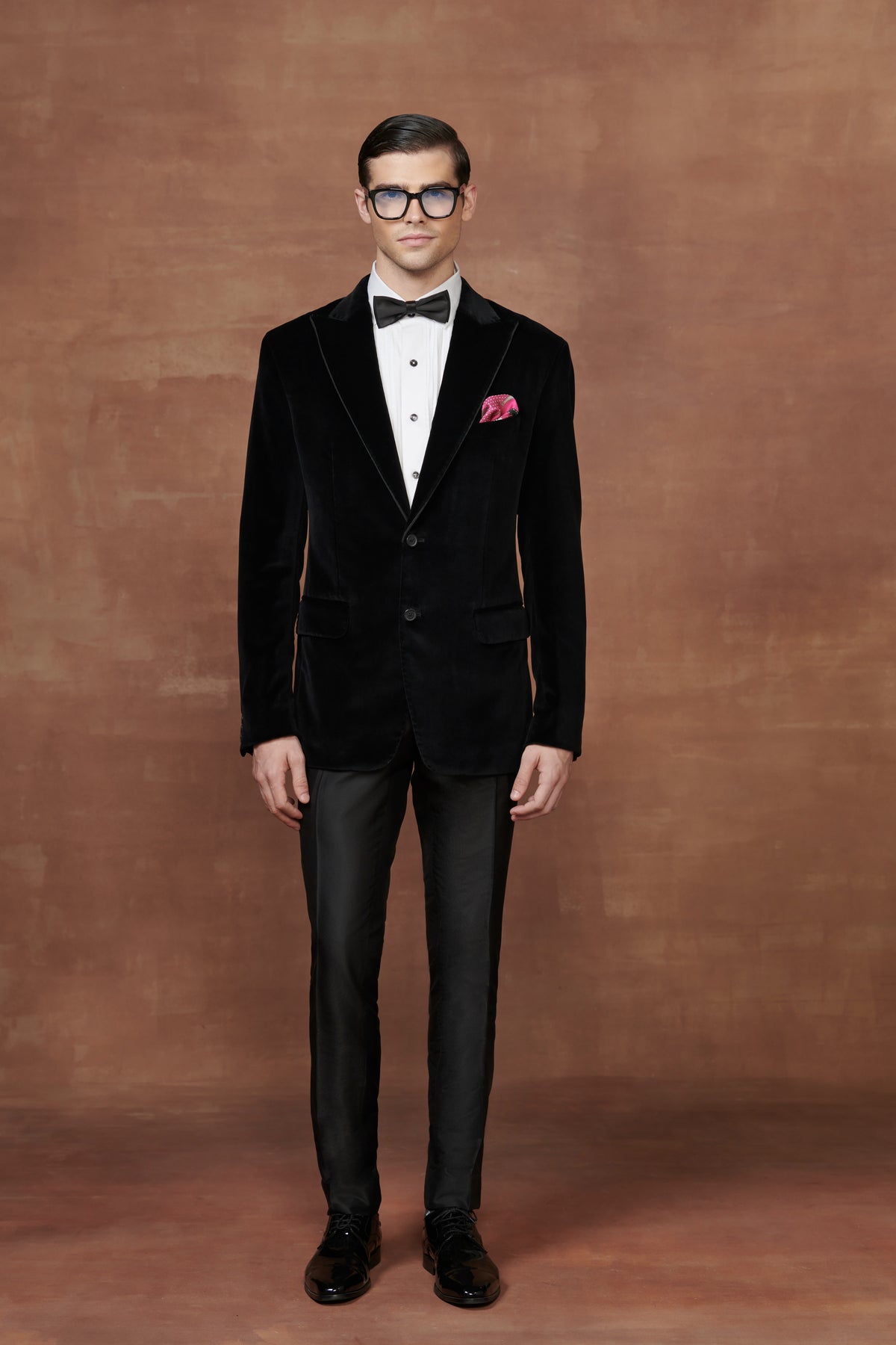 Opulent Midnight Black Tuxedo Jacket