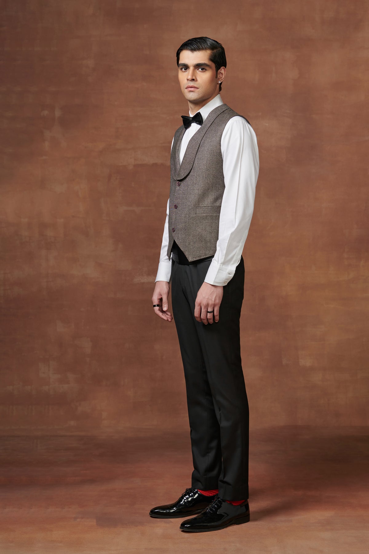 Raghavendra Rathore Jodhpur Serenade V shaped Dinner Waistcoat Elahe