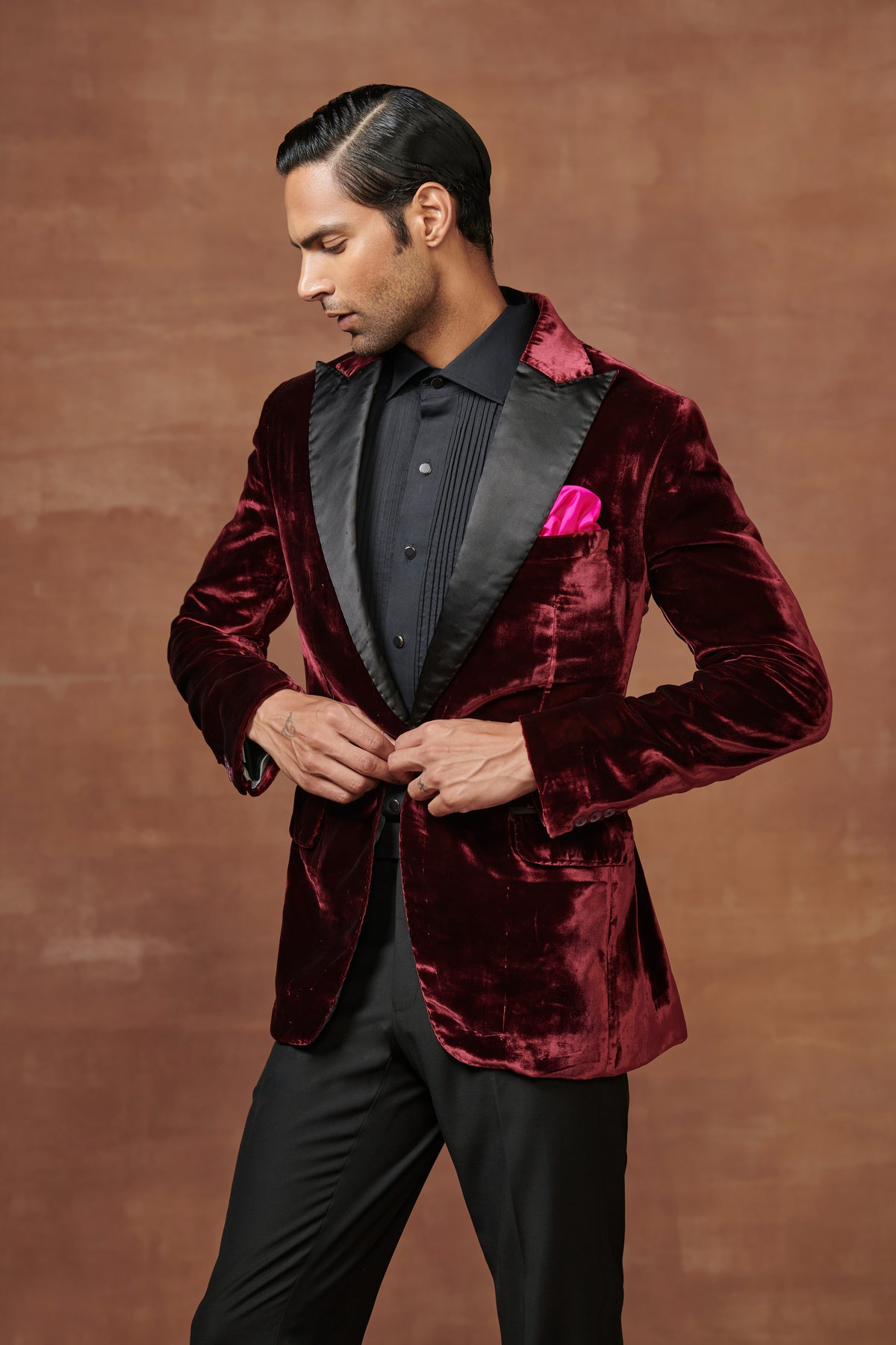 Regal Velour Bespoke Tuxedo Jacket