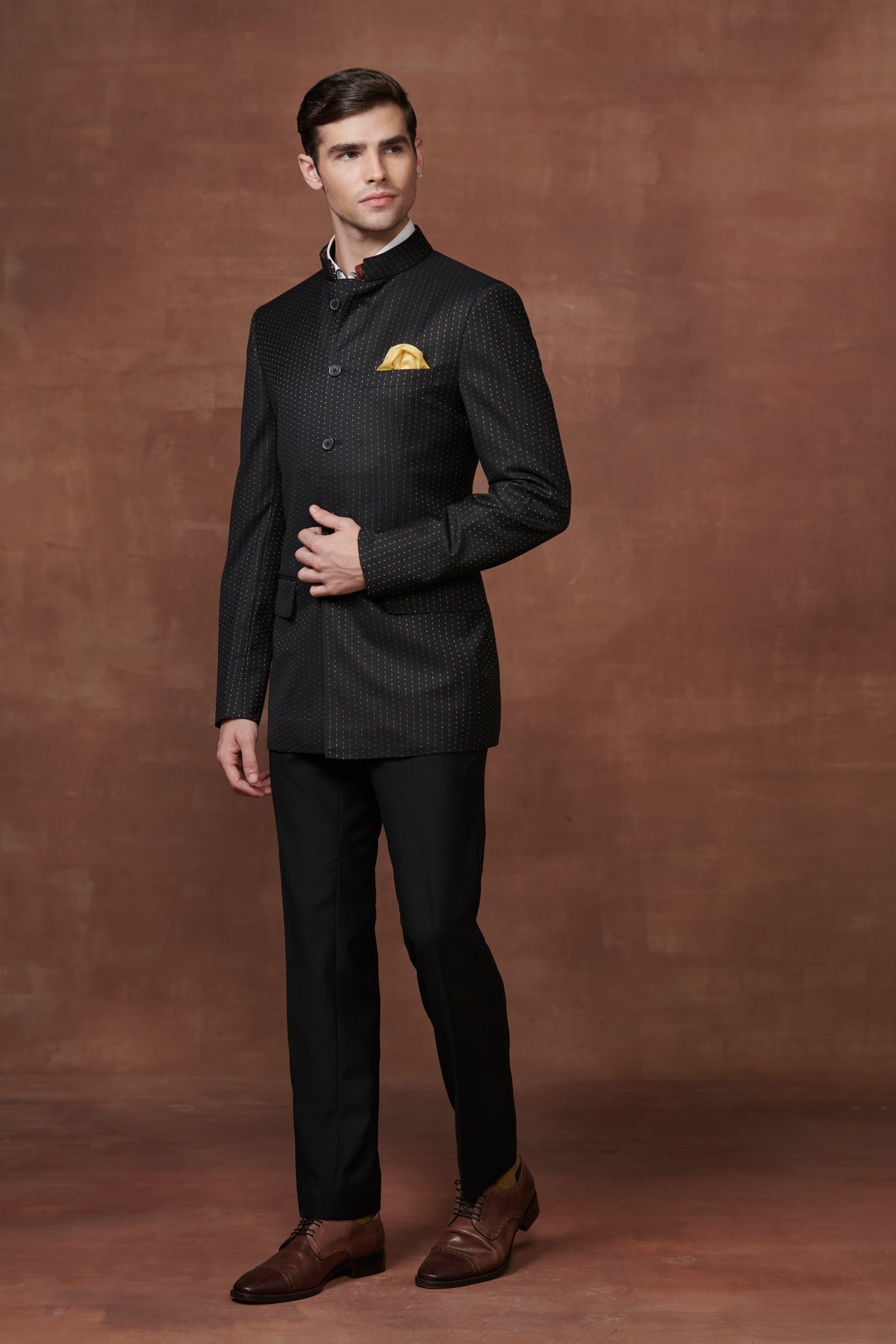 Gilded Grandeur Bandhgala Jacket